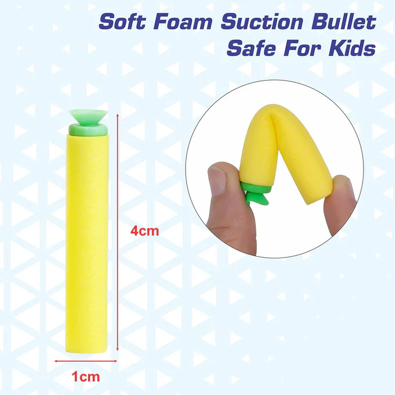 Hi-Arm Soft Bullet Gun with 10 Soft Bullets – High-Performance Toy Blaster for Kids - Image 6