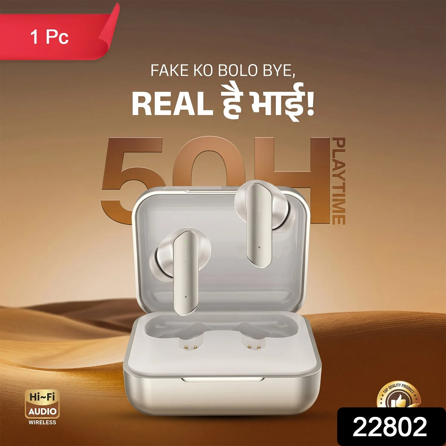 Hi-Fi Audio Wireless Bluetooth Earbuds (1 Pc) - Image 2