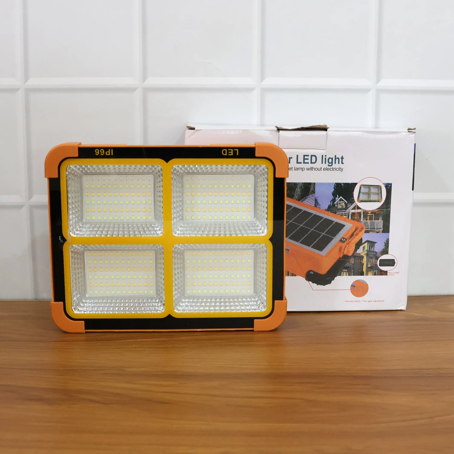 High-Brightness Solar LED Flood Light with Power Bank (1 Pc) - Image 11