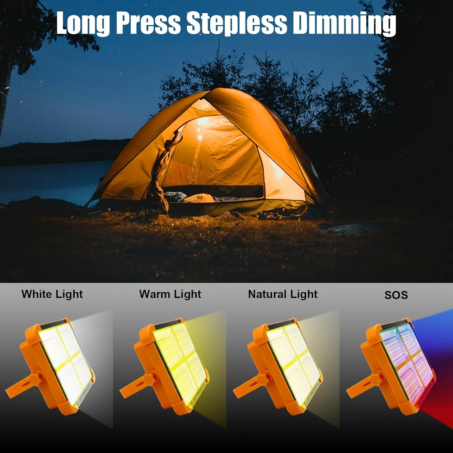 High-Brightness Solar LED Flood Light with Power Bank (1 Pc) - Image 3