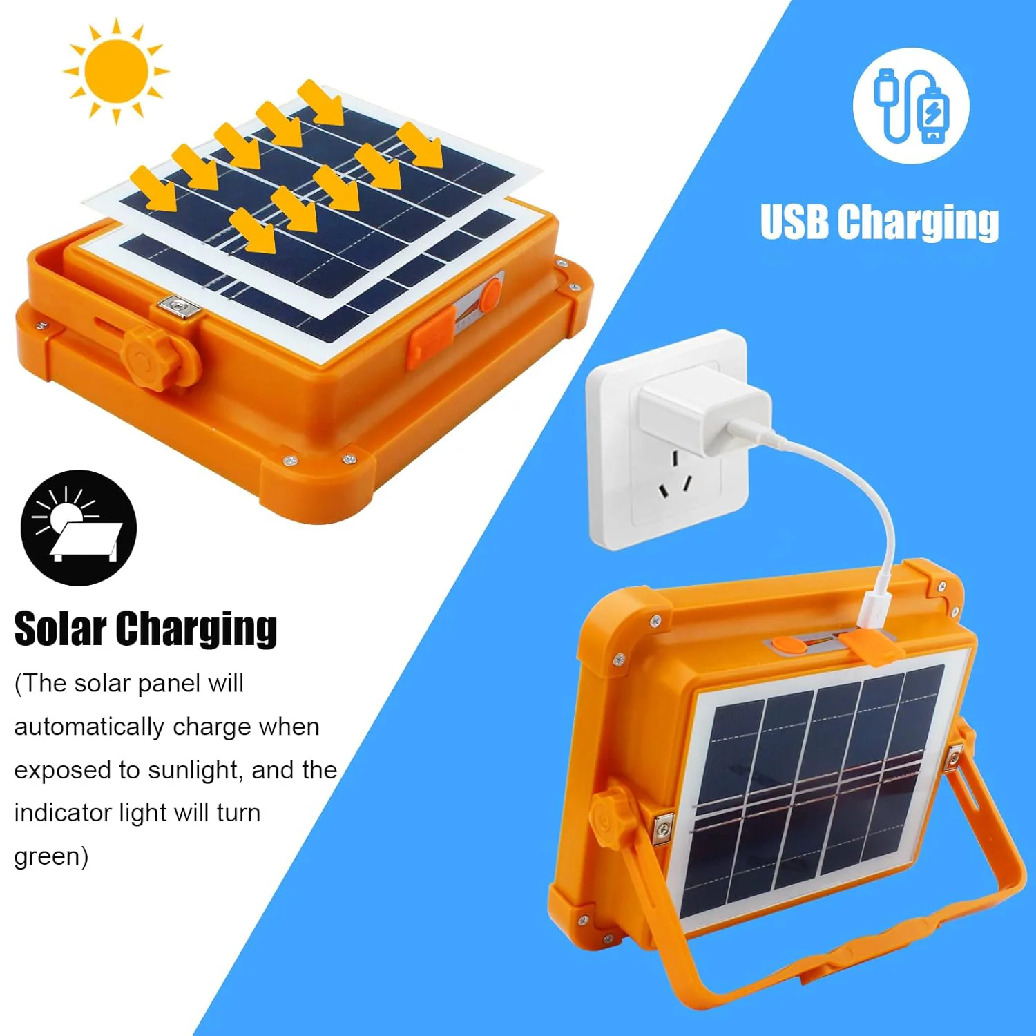 High-Brightness Solar LED Flood Light with Power Bank (1 Pc) - Image 6