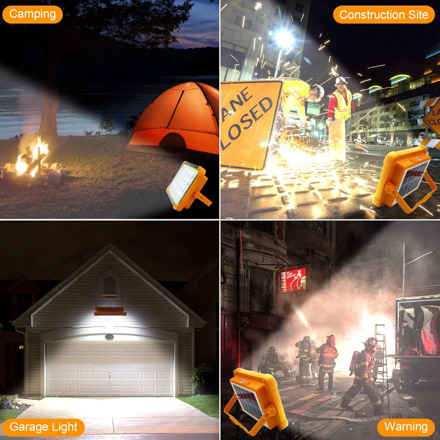 High-Brightness Solar LED Flood Light with Power Bank (1 Pc) - Image 8