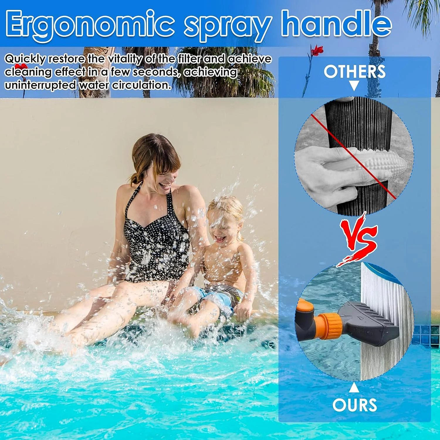 High-Pressure Pool Filter Cartridge Cleaner Nozzle (1 Pc) - Image 8