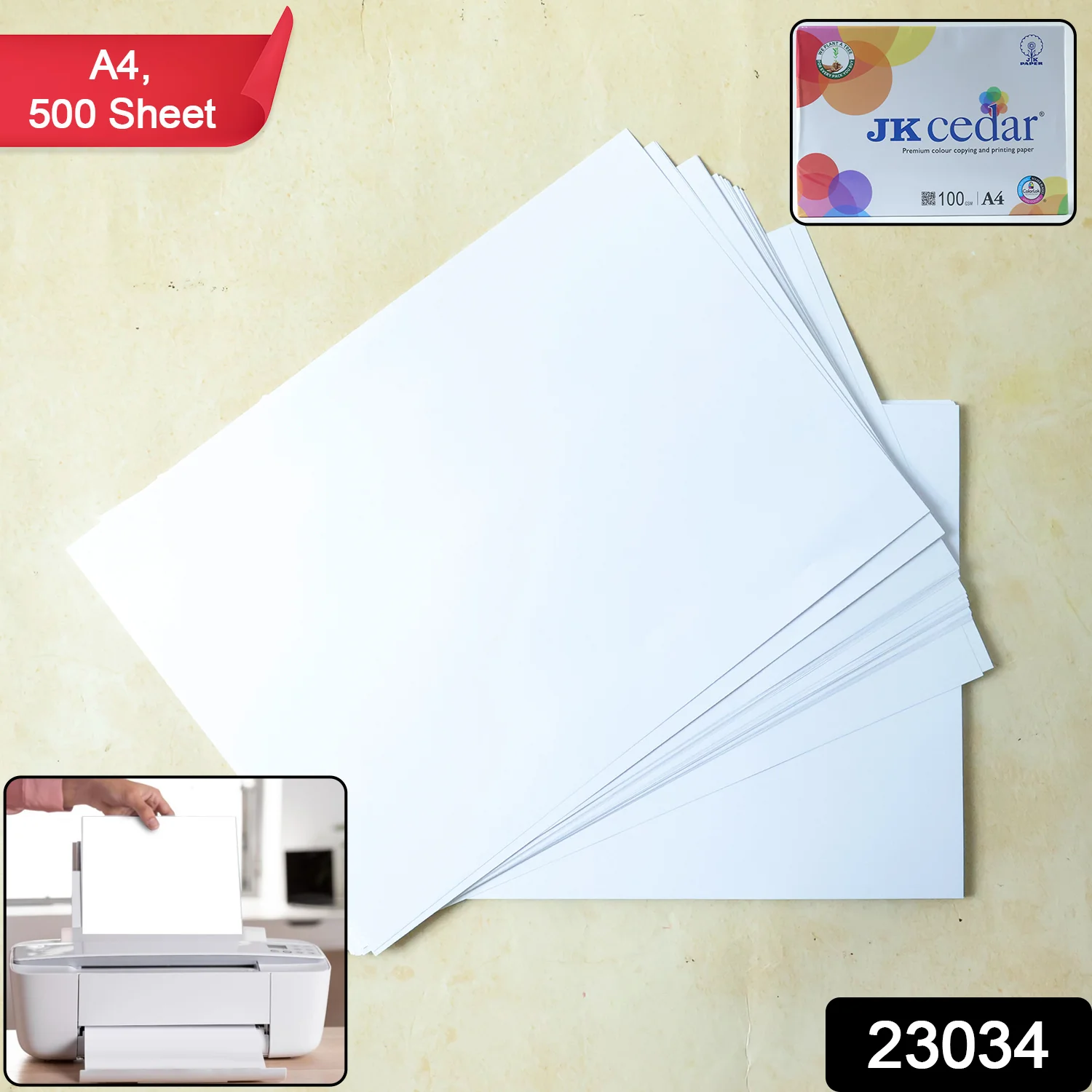 High Quality A4 Size Multipurpose Copier Printing Paper 500 Sheets Pack - Image 2