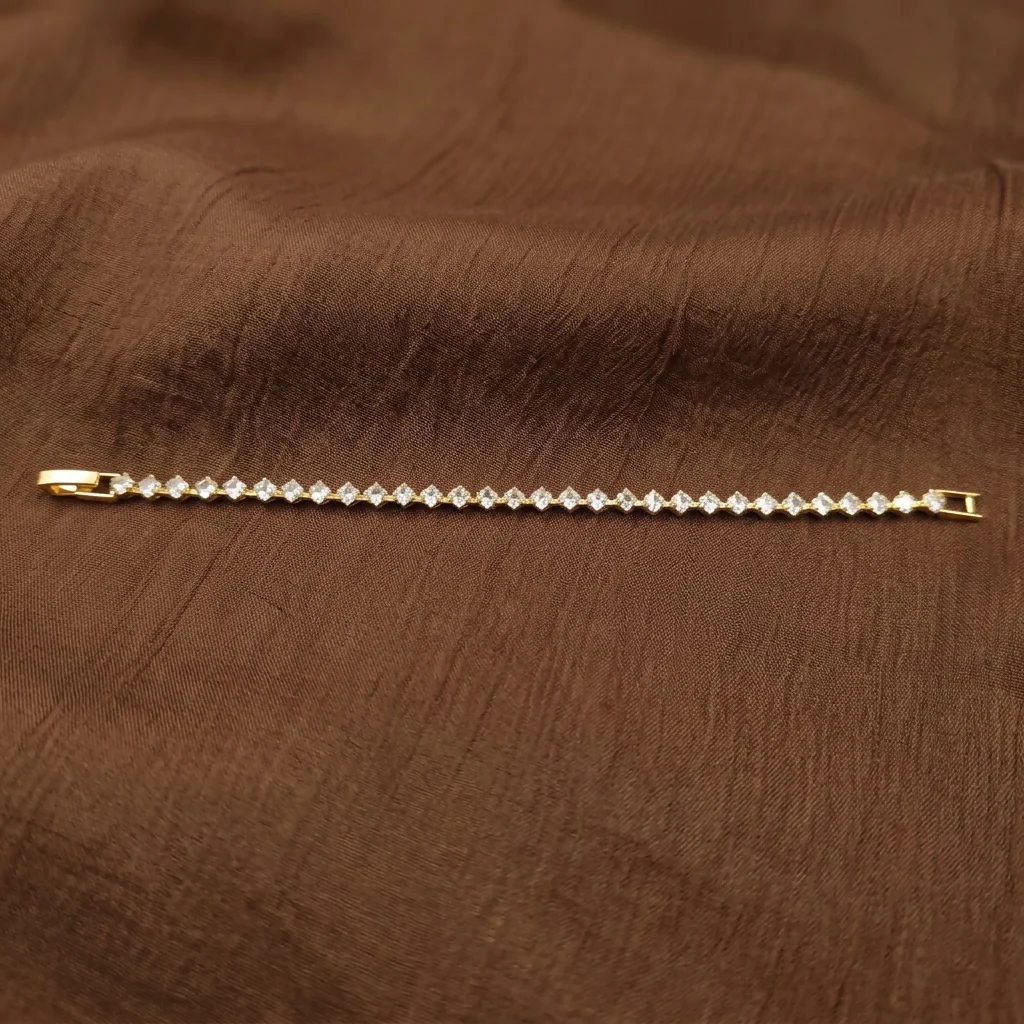 High Quality Gold Plated AD Bracelet for women - Image 3