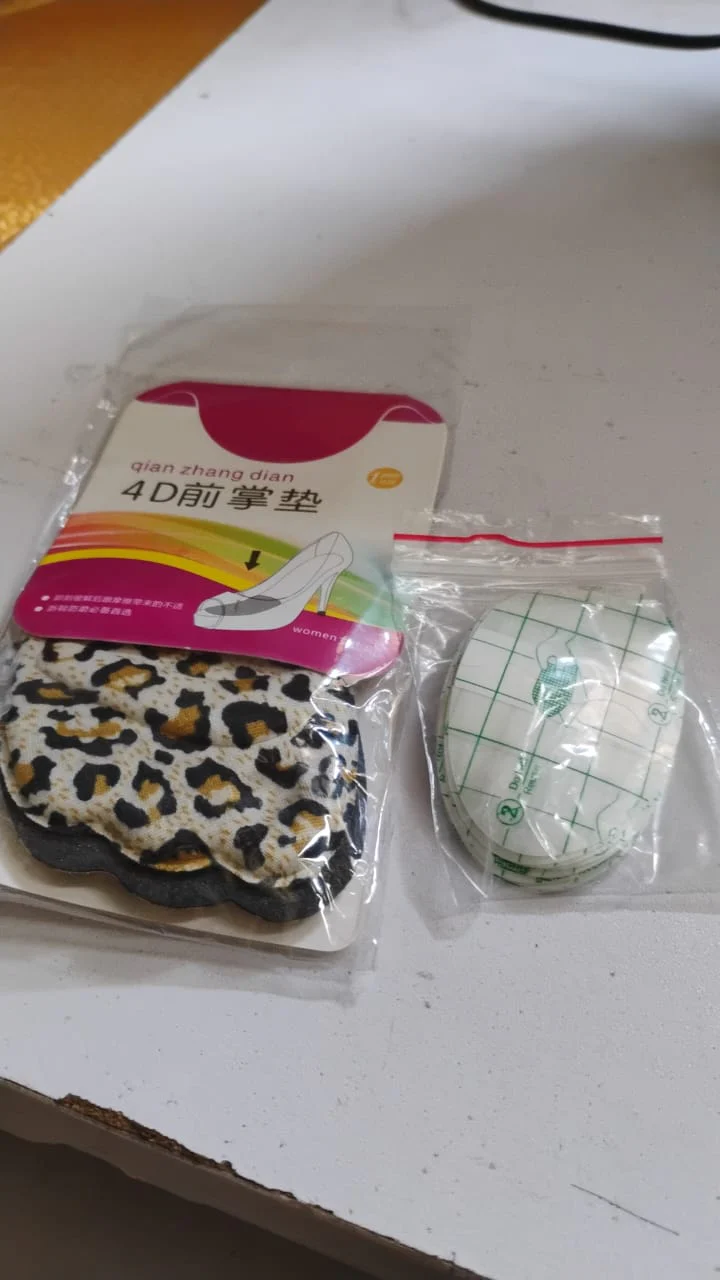 High Shoe Heel Cushion Inserts Non Slip Prevent Calluses Insole (1 Pair / Mix Design) - Image 9