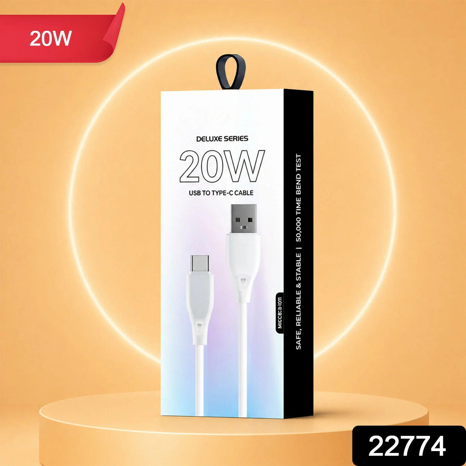 High Speed 20W USB to Type C Fast Charging Cable (1 Pc) - Image 2