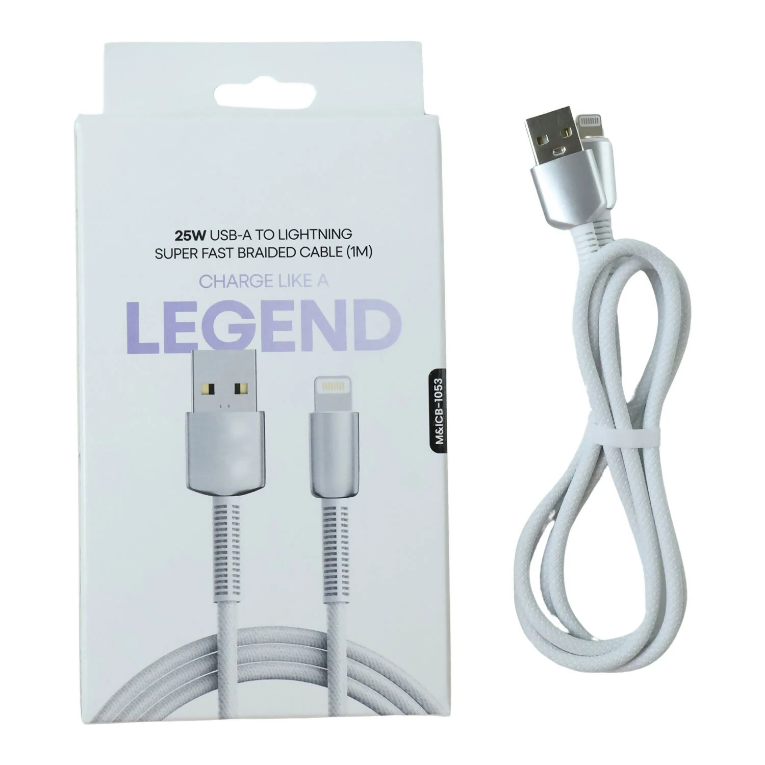 High Speed 25W USB A to Lightning Fast Charging Cable (1 Pc, 1 Mtr) - Image 5