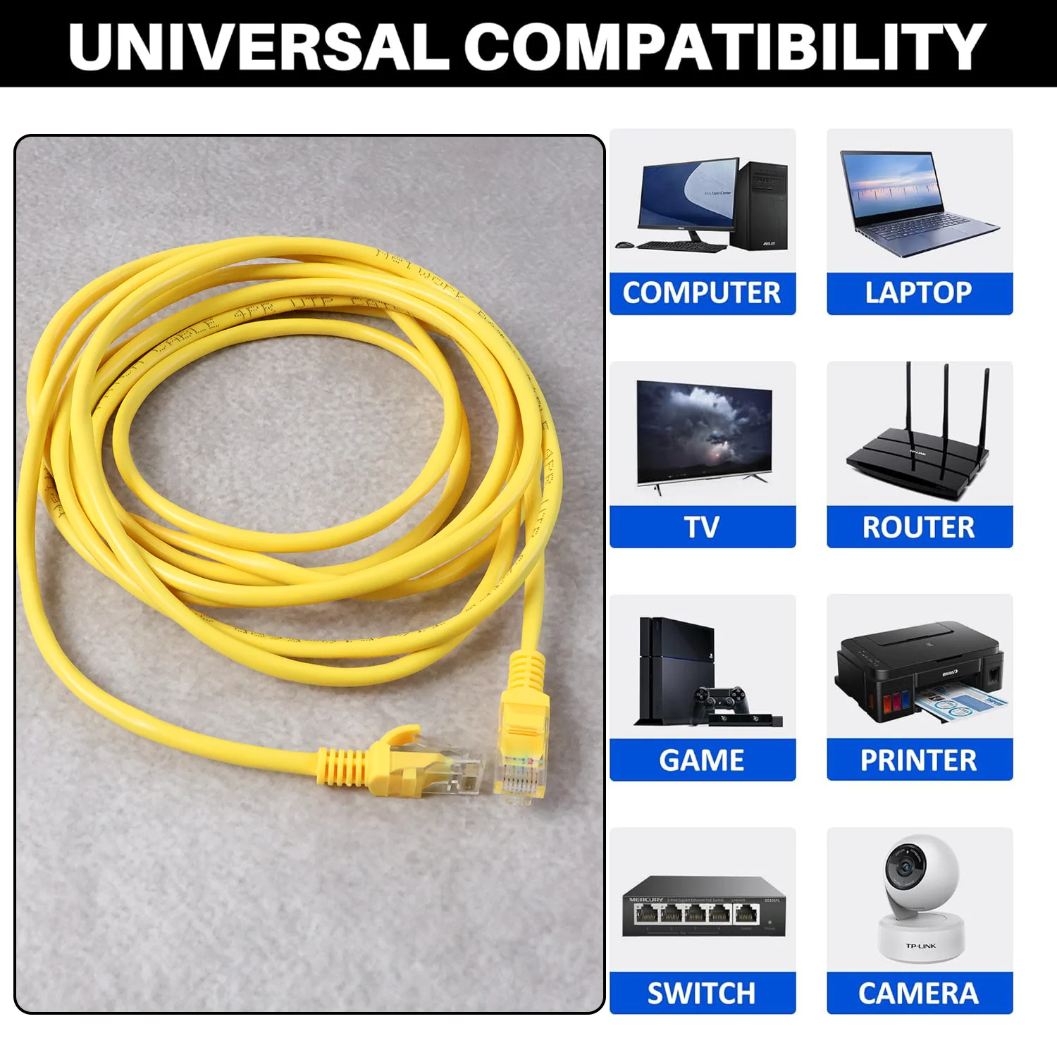 High-Speed CAT 5E Ethernet LAN Network Cable (3 Meter) - Image 7