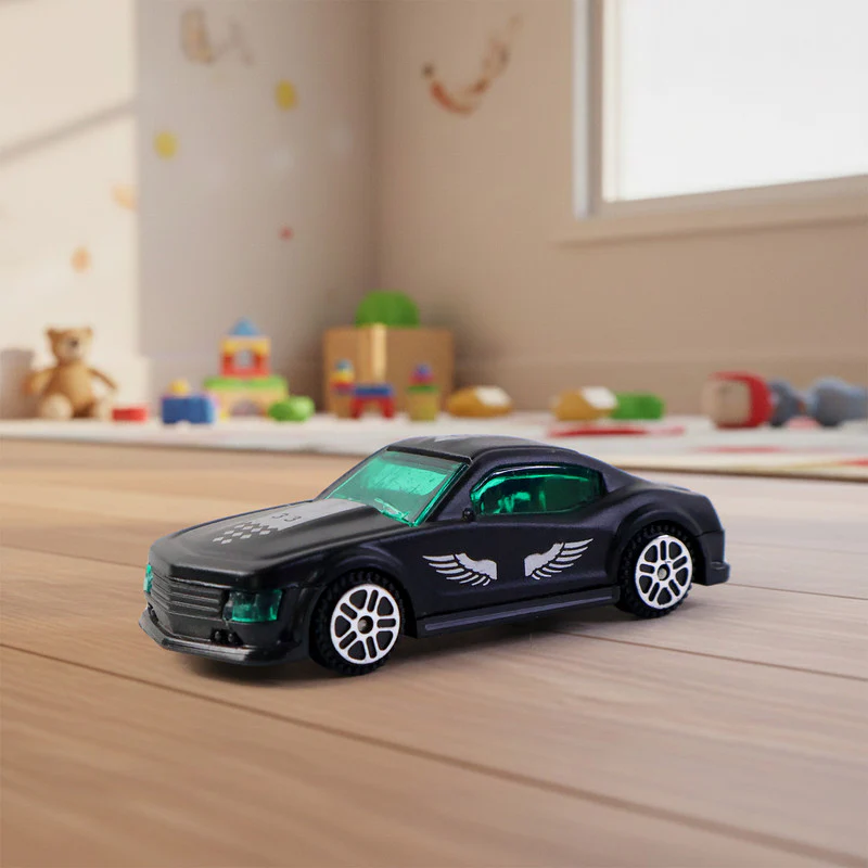 High-Speed Die-Cast Toy Car for Kids - Stylish Model with Smooth Ride | 3+ Age Group - Image 3
