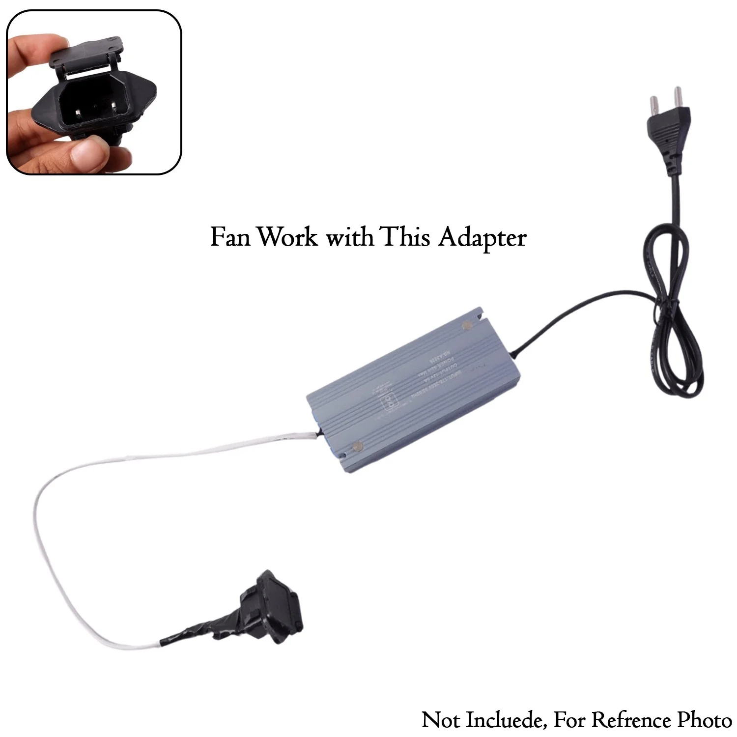 12V DC Hybrid Pedestal Table Fan (Adapter Not Include) - Image 8