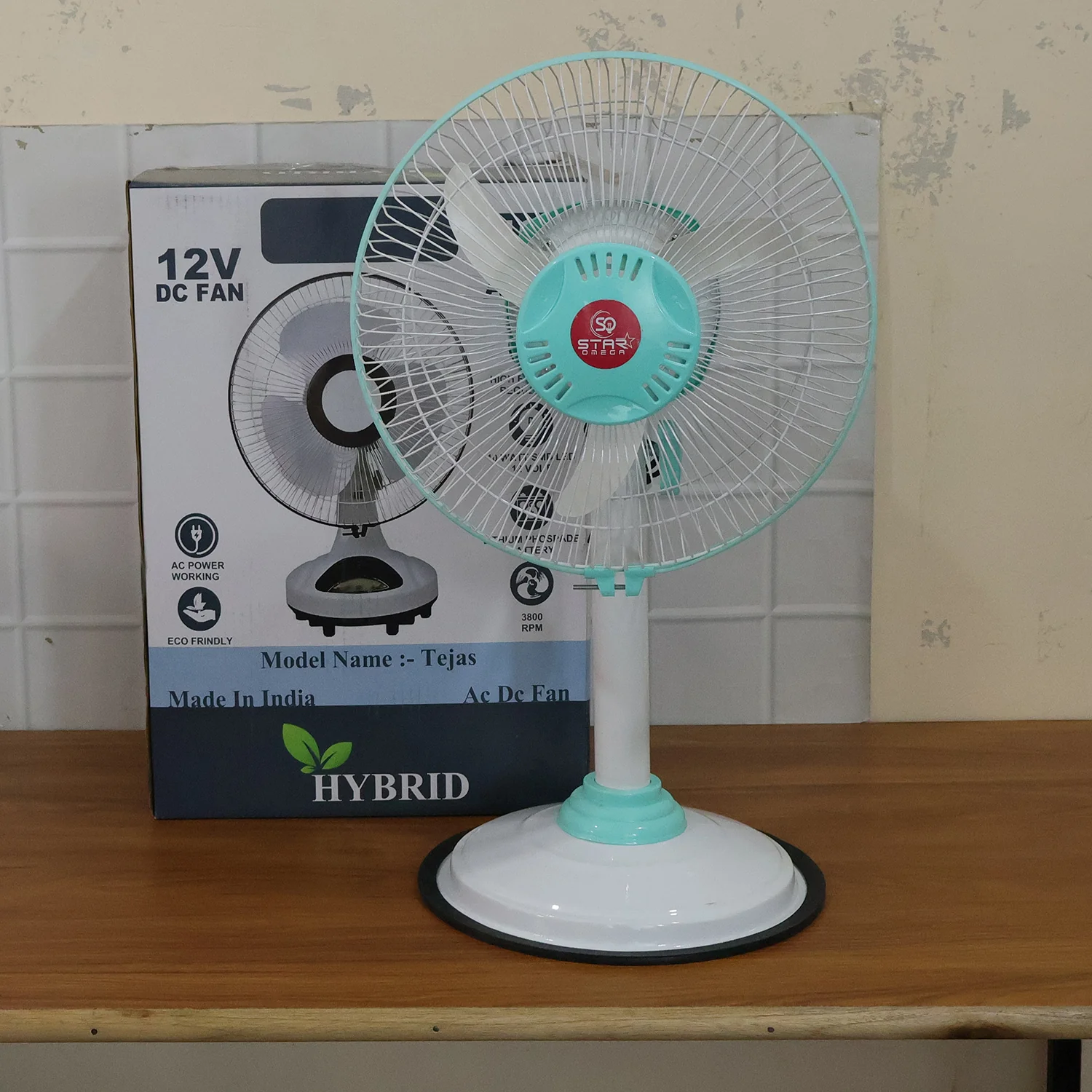12V DC Hybrid Pedestal Table Fan (Adapter Not Include) - Image 9