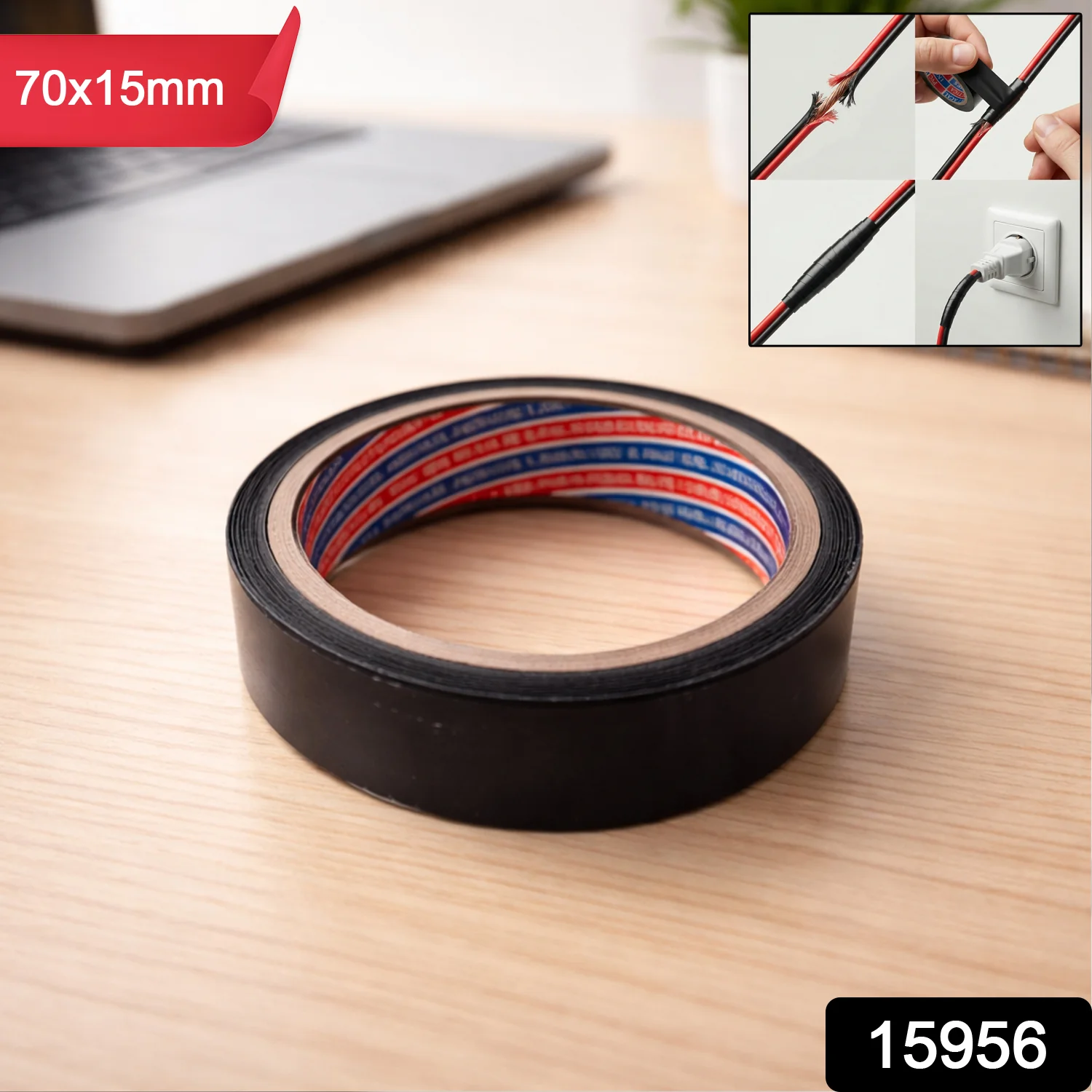 High Strength Electrical Insulation Tape (1 Pc,  70mm x 15mm) - Image 2