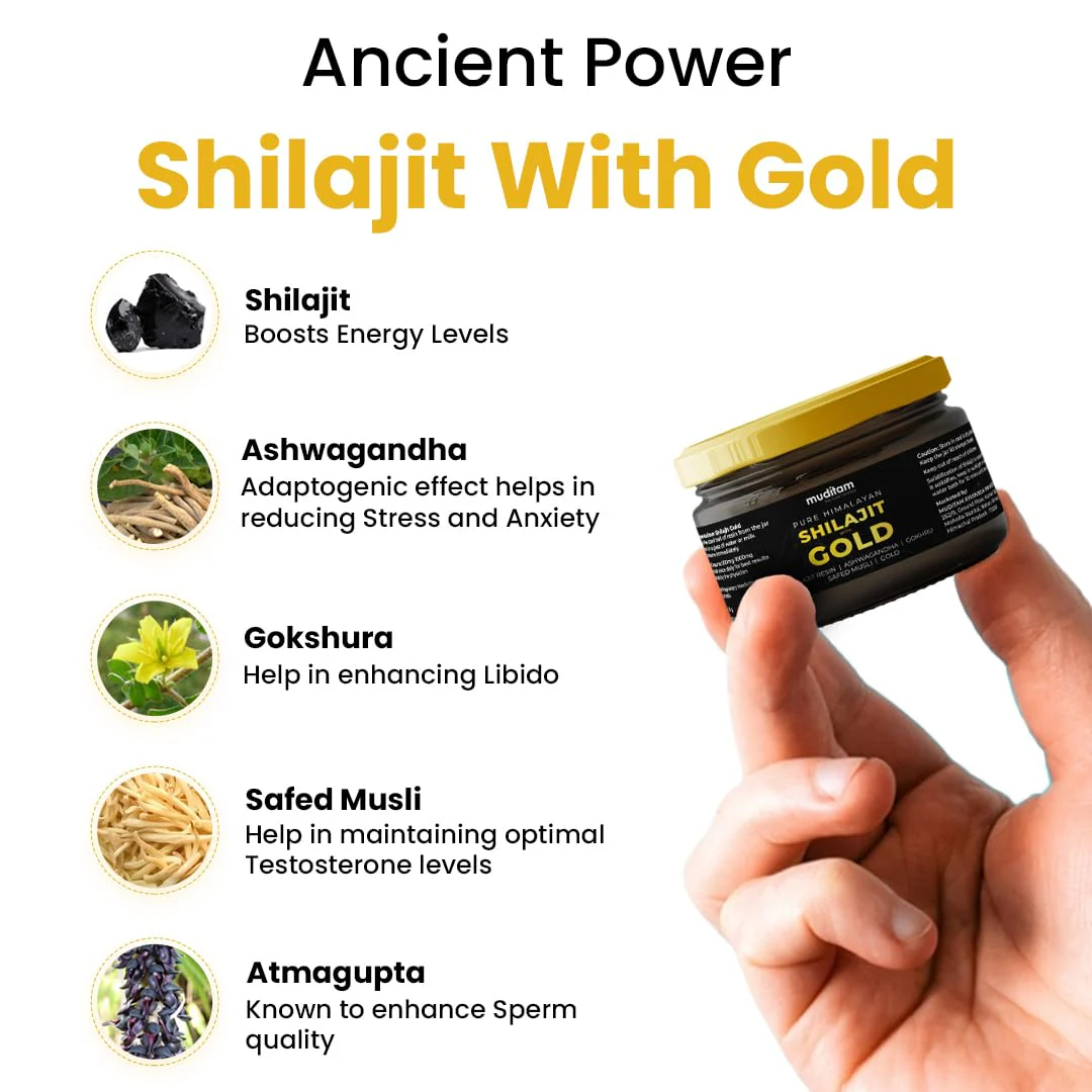 Himalayan Shilajit Gold Resin – 20g | Helps improve Stamina | Contains Gold - Image 8