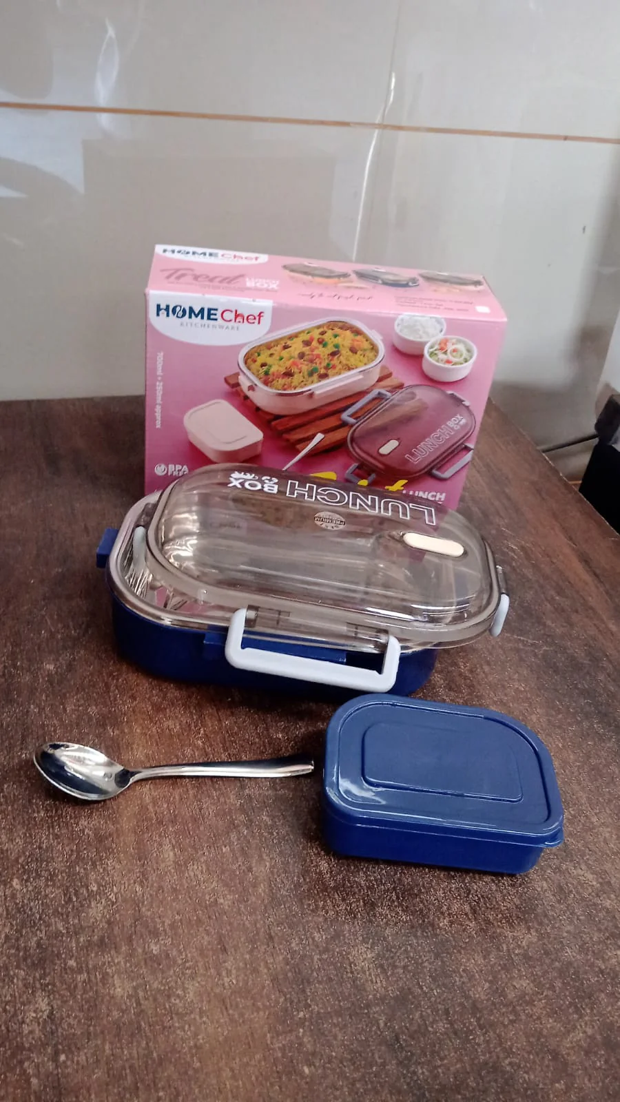 Home Chef Premium Airtight Steel Lunch Box - Image 7