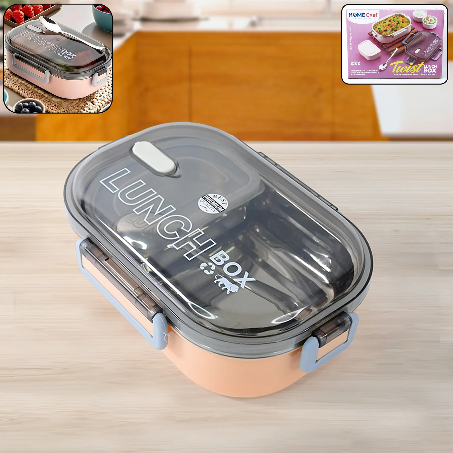 Home Chef Premium Leak-Proof Lunch Box - Image 3