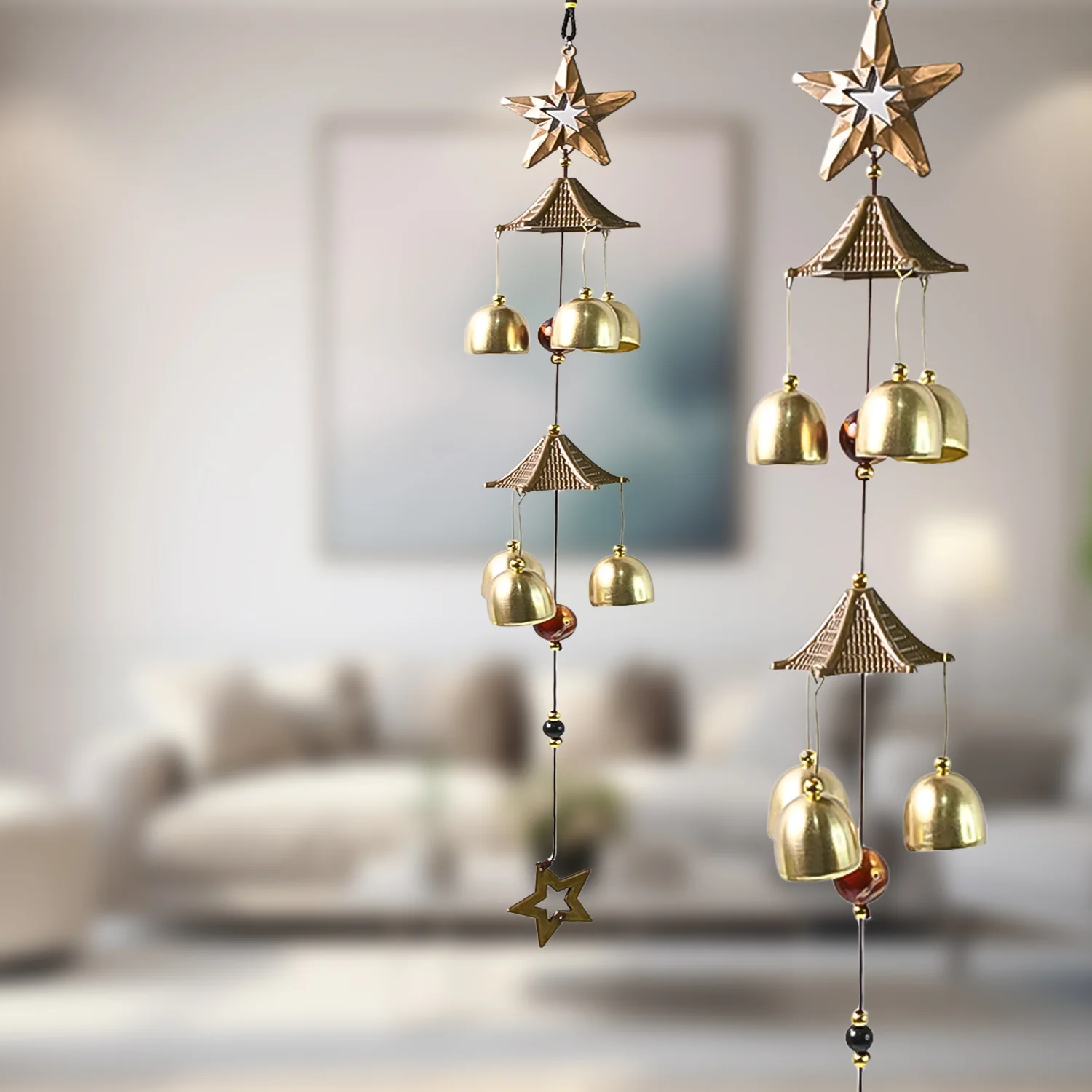 Home Decor Wind Chimes Outdoor Hanging (1 Pc) - Image 3
