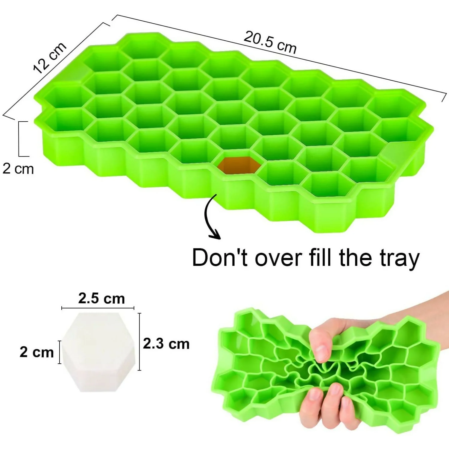 Honey Ice tray with lid 1 pc pack - Image 3