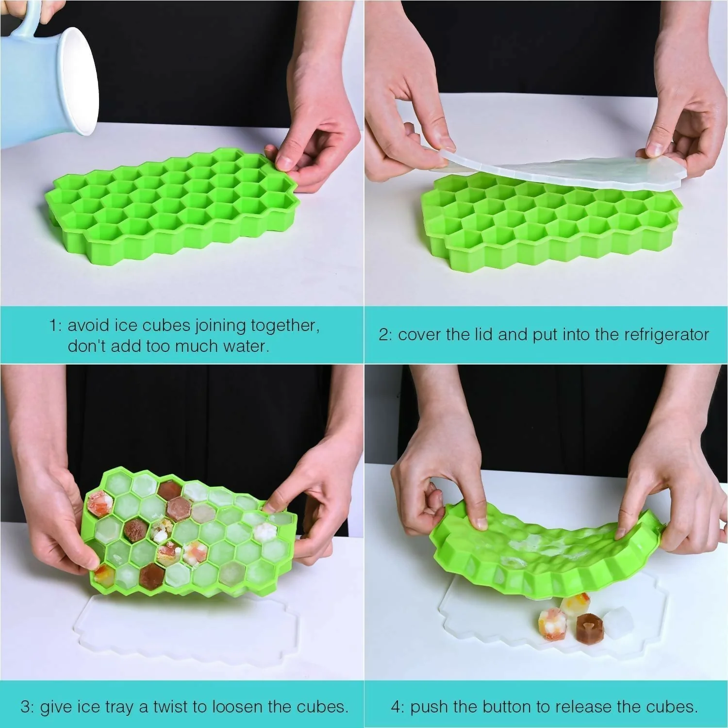 Honey Ice Tray with lid pack of 5 - Image 5