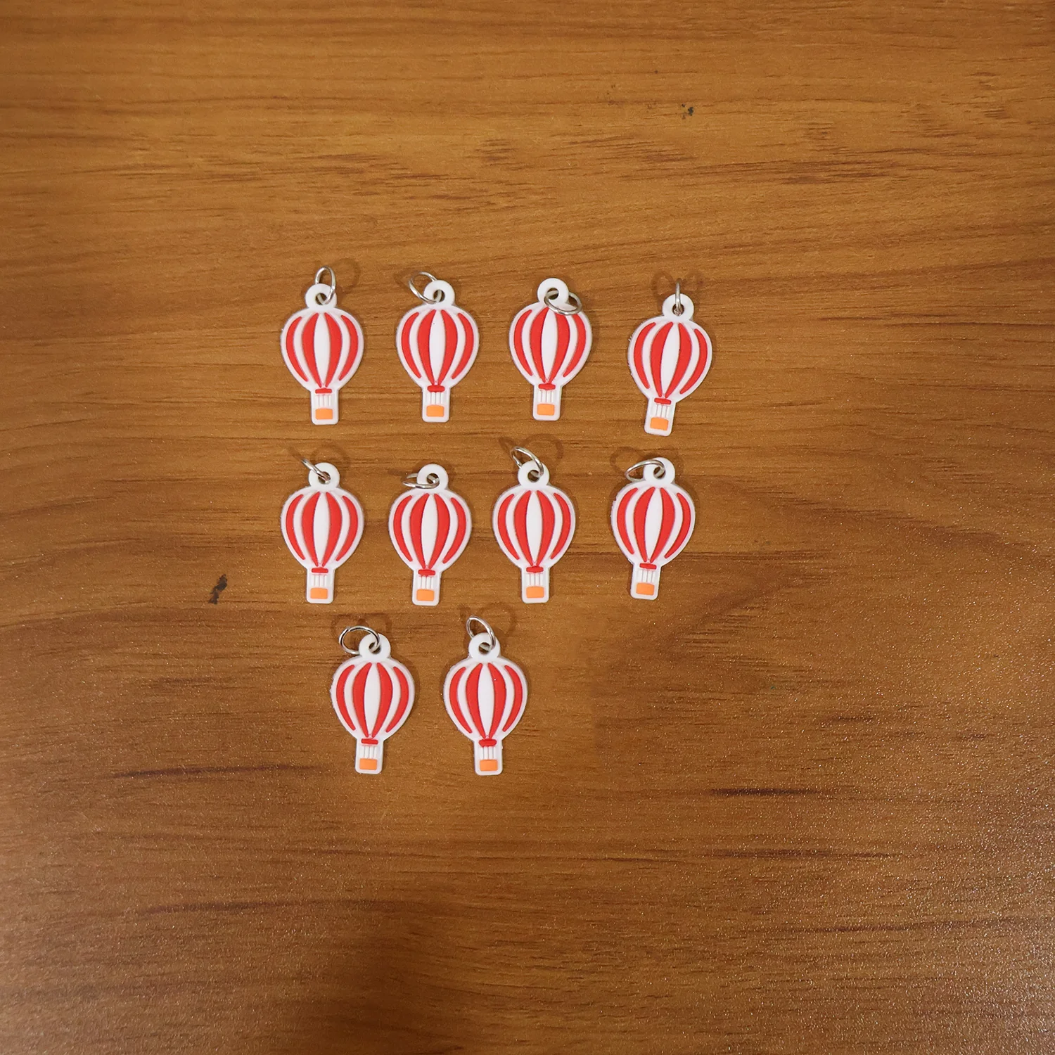 Hot Air Balloon Bag Charm Keychain Set (10 Pc) - Image 8