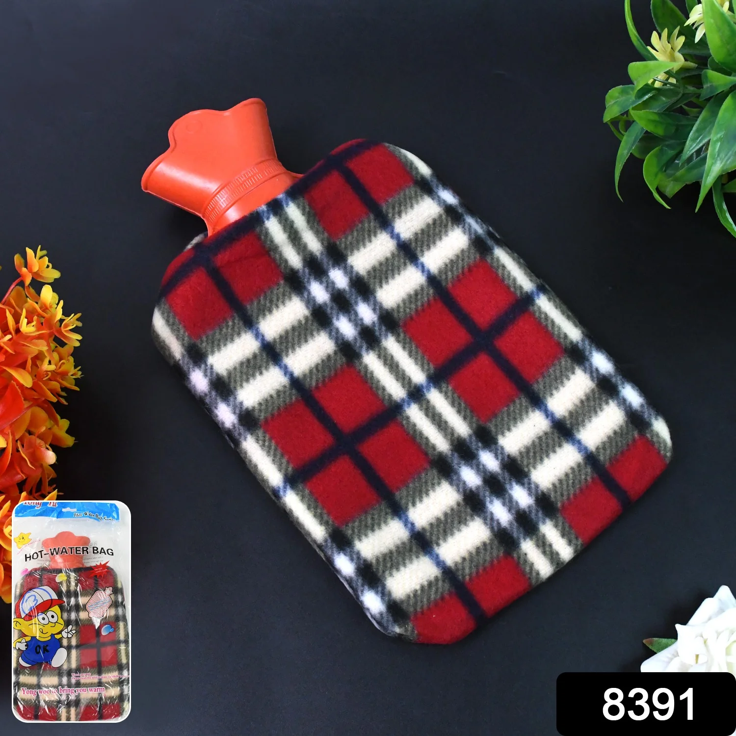 Hot Water Bottle Bag With Cover For Pain Relief (1 Pc) - Image 2
