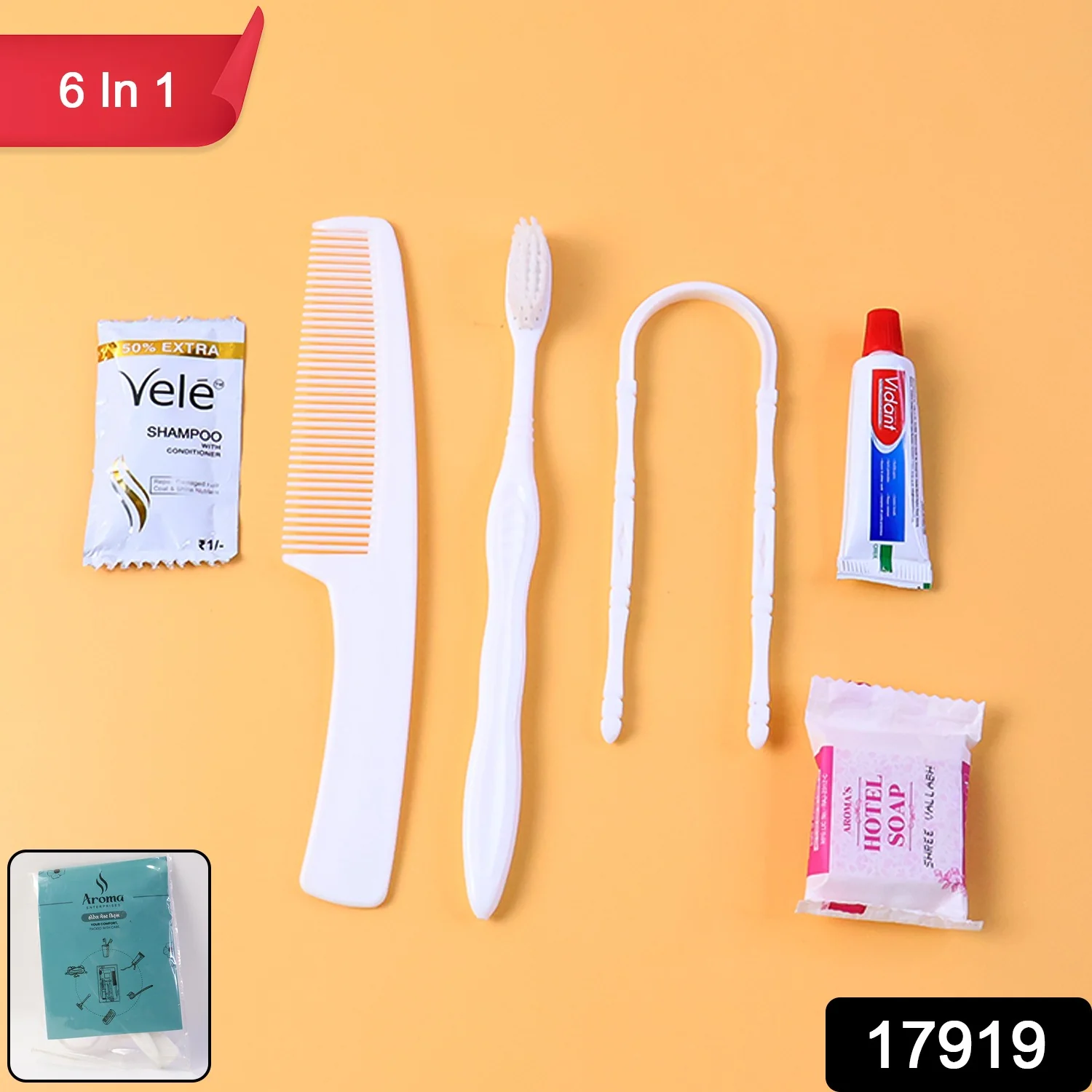 6 IN 1 Hotel Guest Toiletry Combo Kit - Image 2