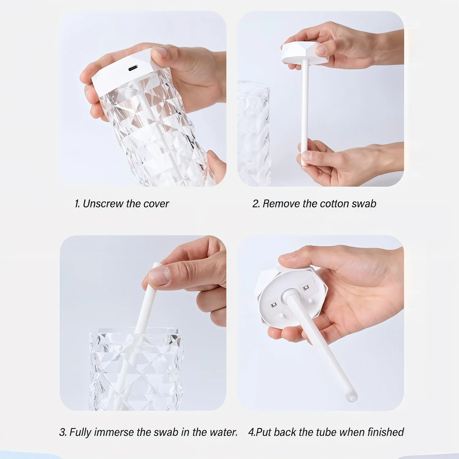 Humidifier with LED Light Approx 400ml - Image 3