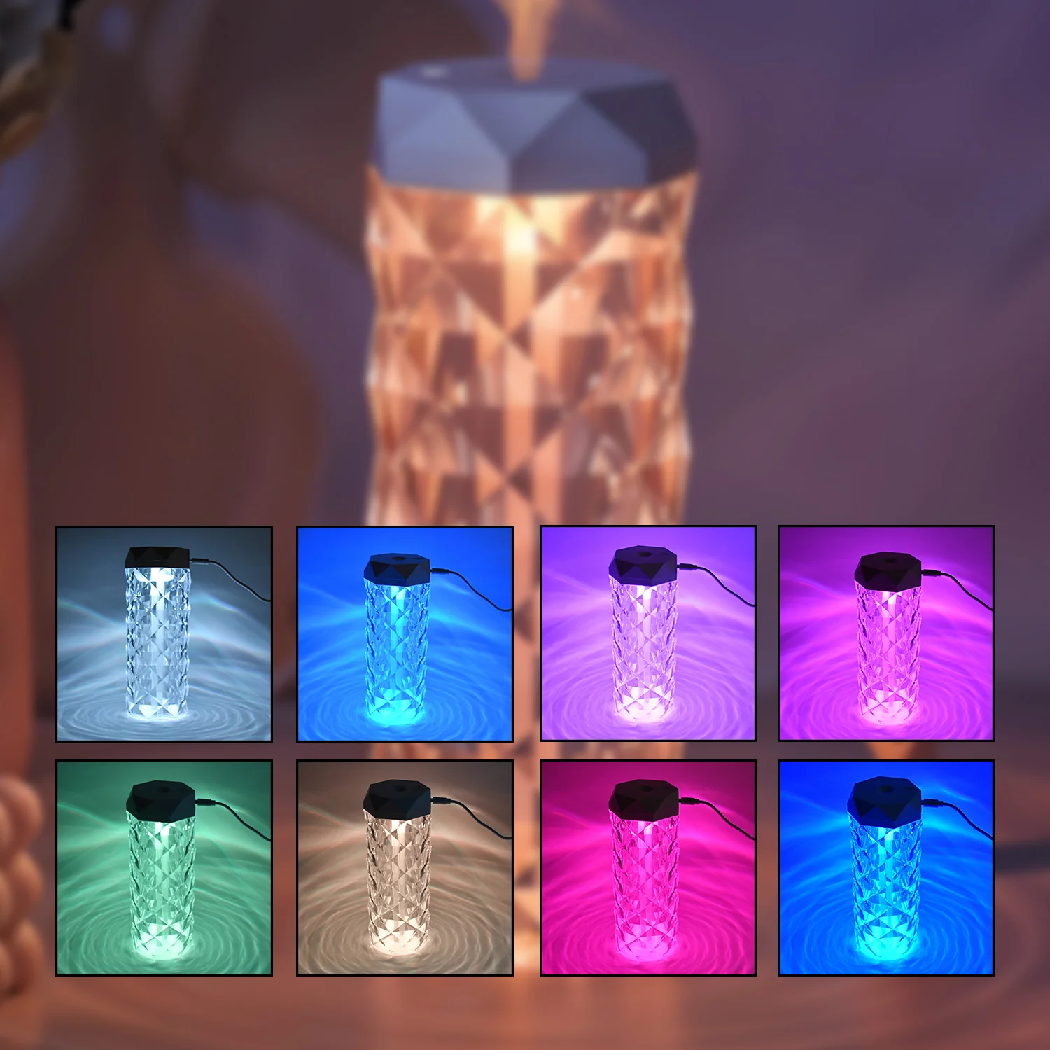 Humidifier with LED Light Approx 400ml - Image 4