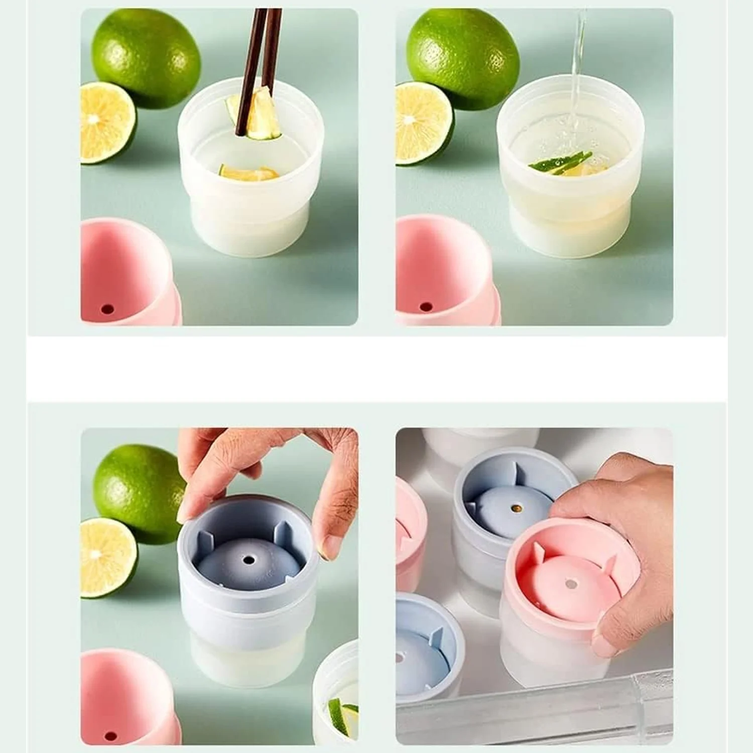 Flexible Ice Ball Mold-Large ice Ball, BPA-free (1 Pc) - Image 4