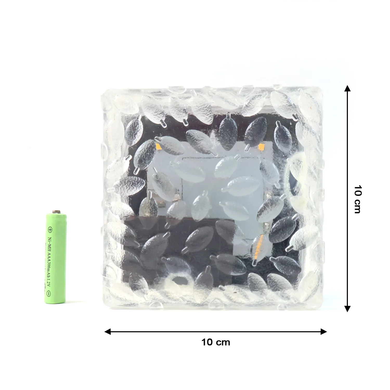 Solar Ice Cube Garden Light for Pathways & Christmas Decor - Image 8
