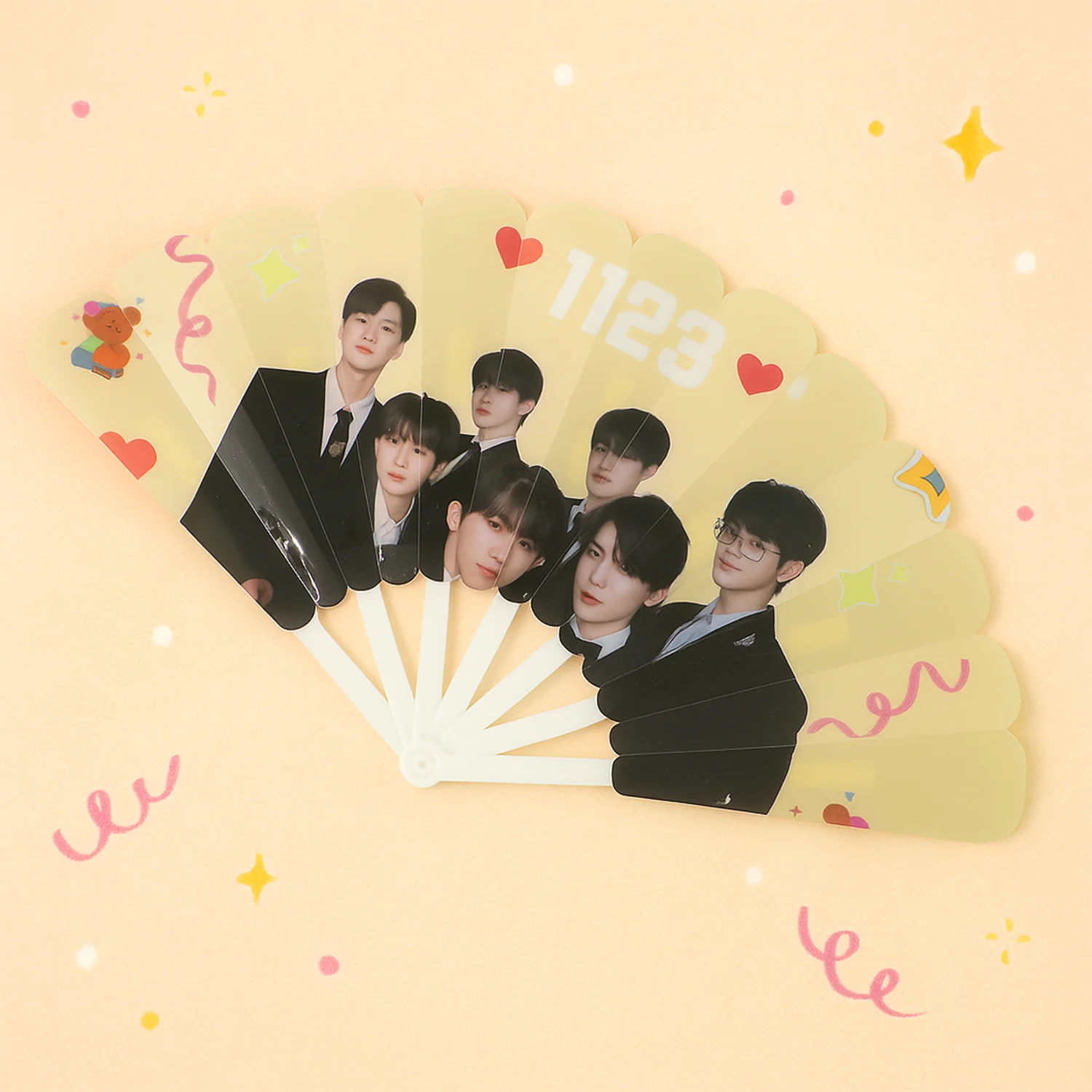 Idol-Themed Foldable Hand Fan - (1 Pc) - Image 3