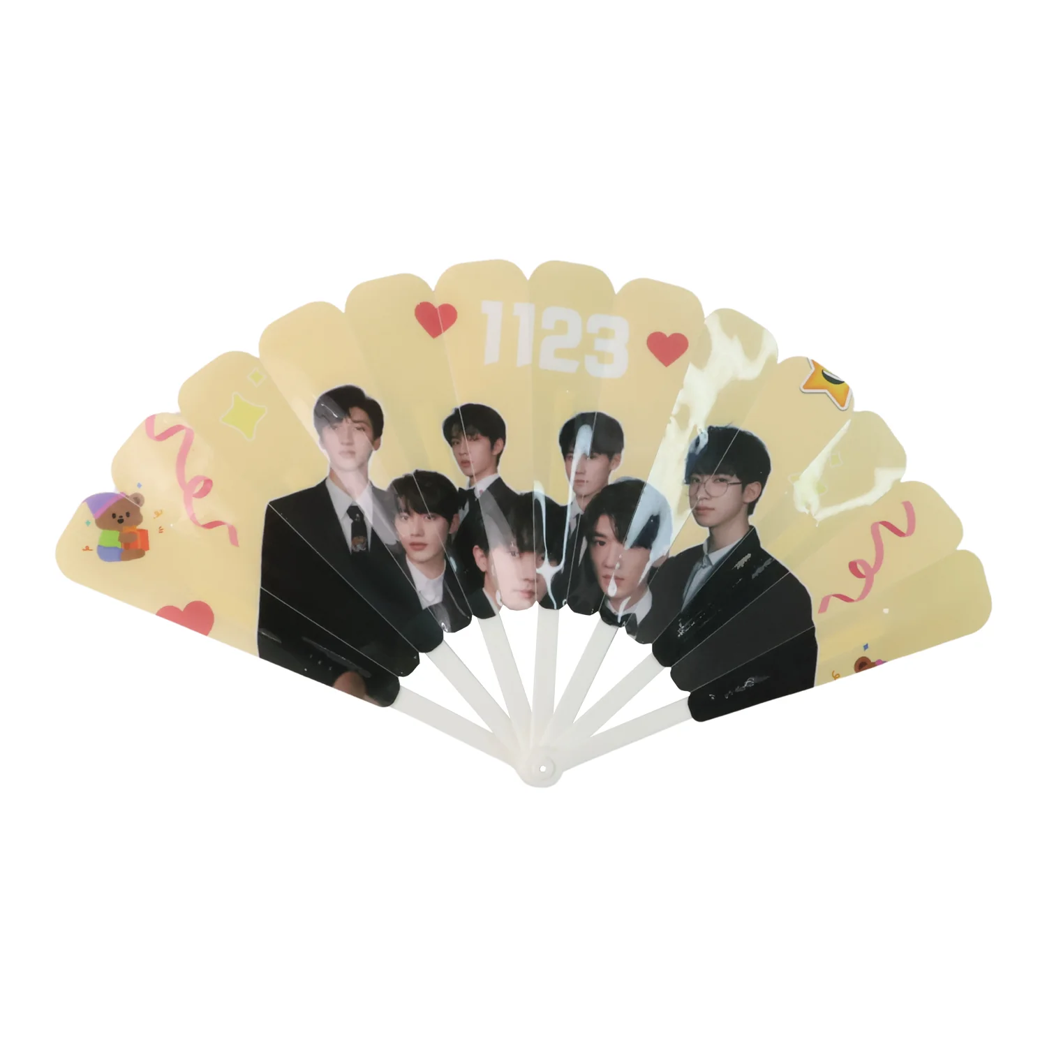 Idol-Themed Foldable Hand Fan - (1 Pc) - Image 5
