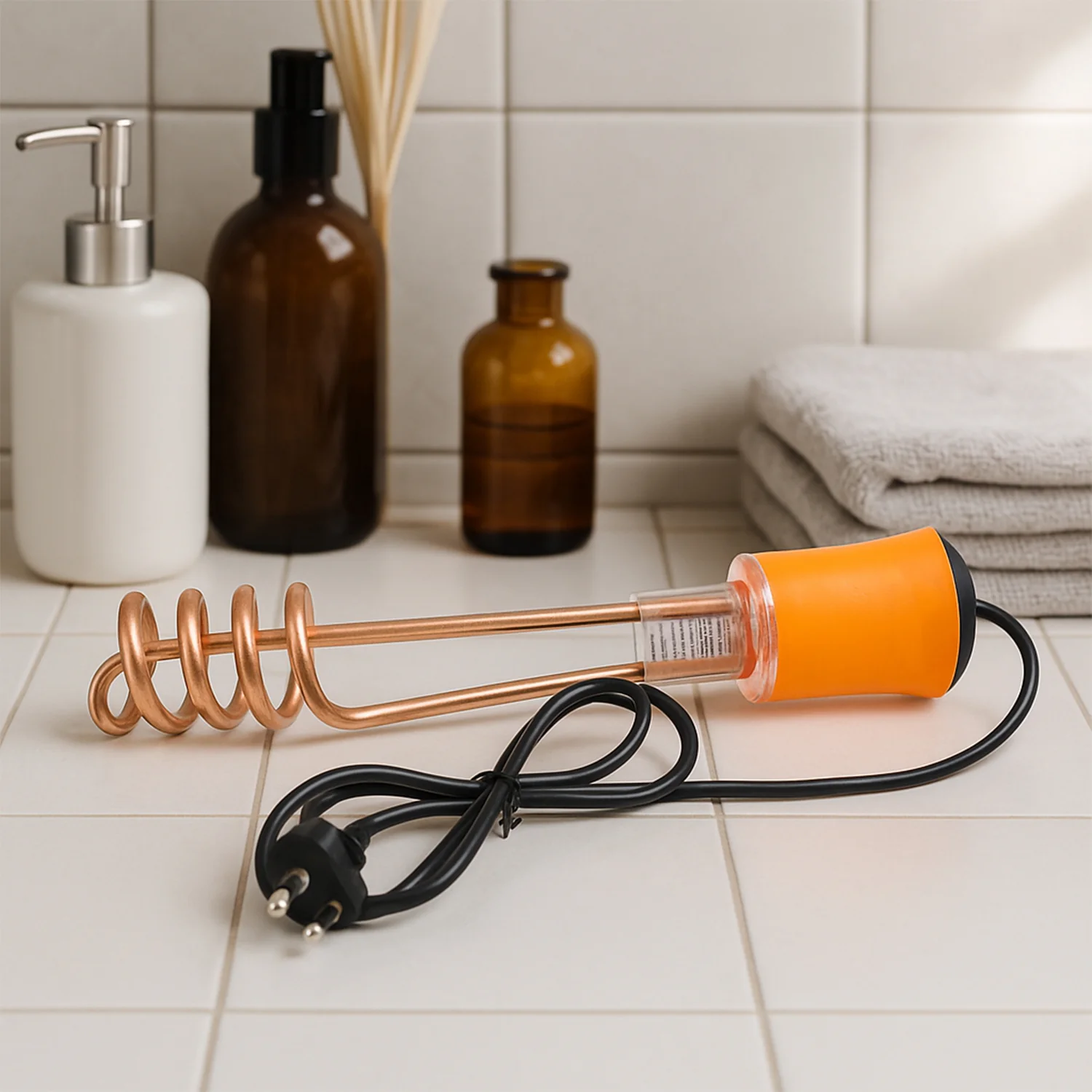 Immersion Water Heater Rod with Copper Heating Element - Image 3