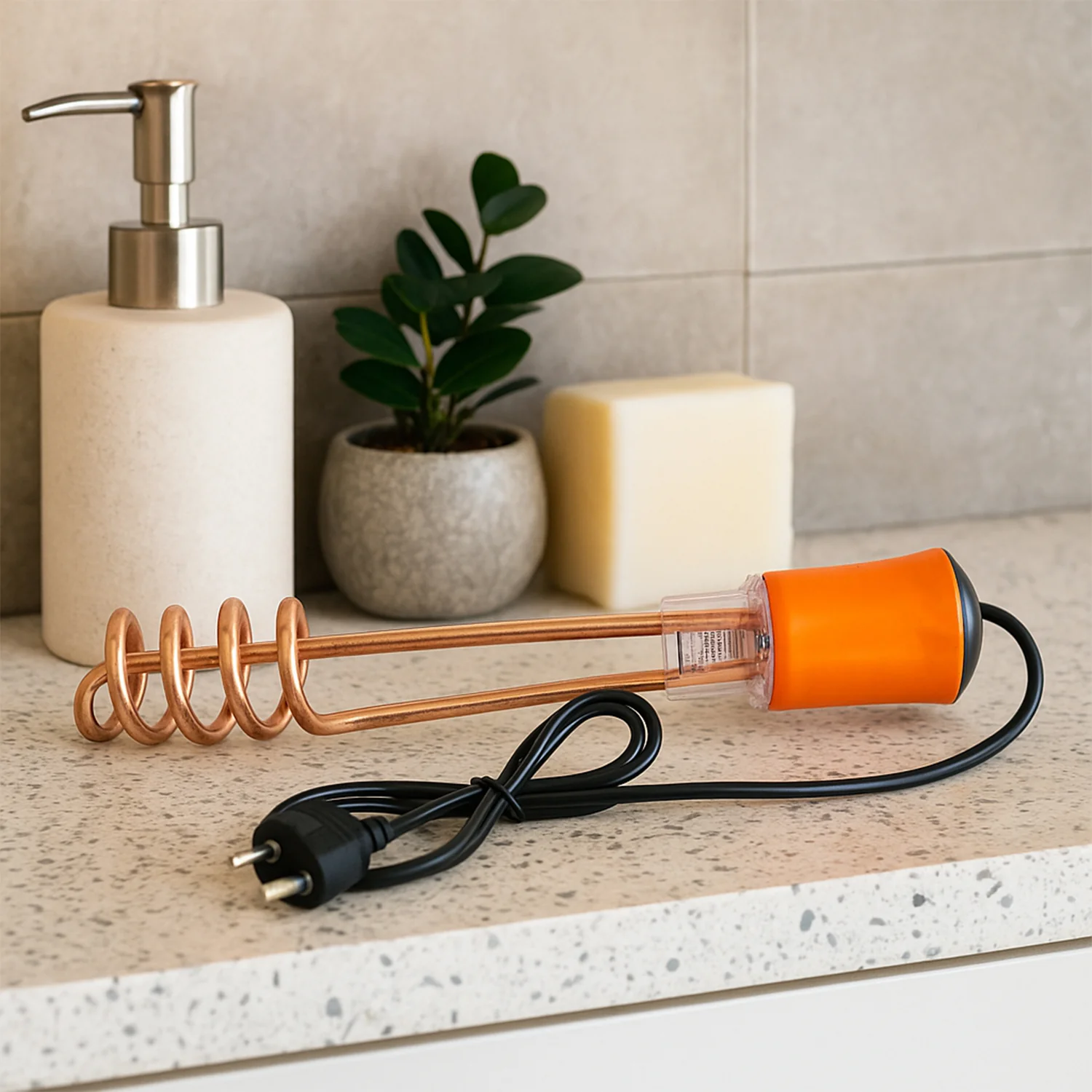 Immersion Water Heater Rod with Copper Heating Element - Image 7
