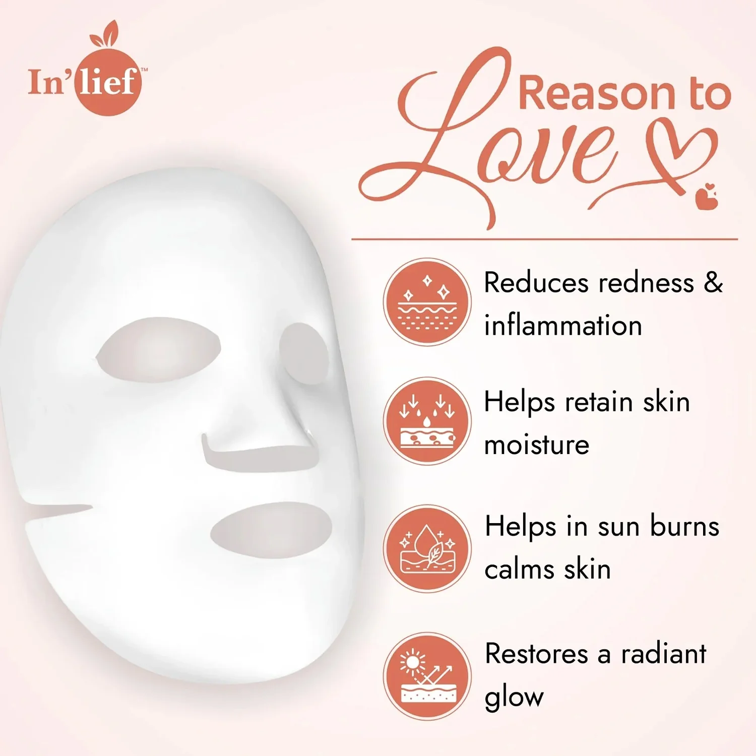 In’lief Niacinamide 1% Hydrating & Calming Facial Sheet Mask (1 Pc) - Image 6