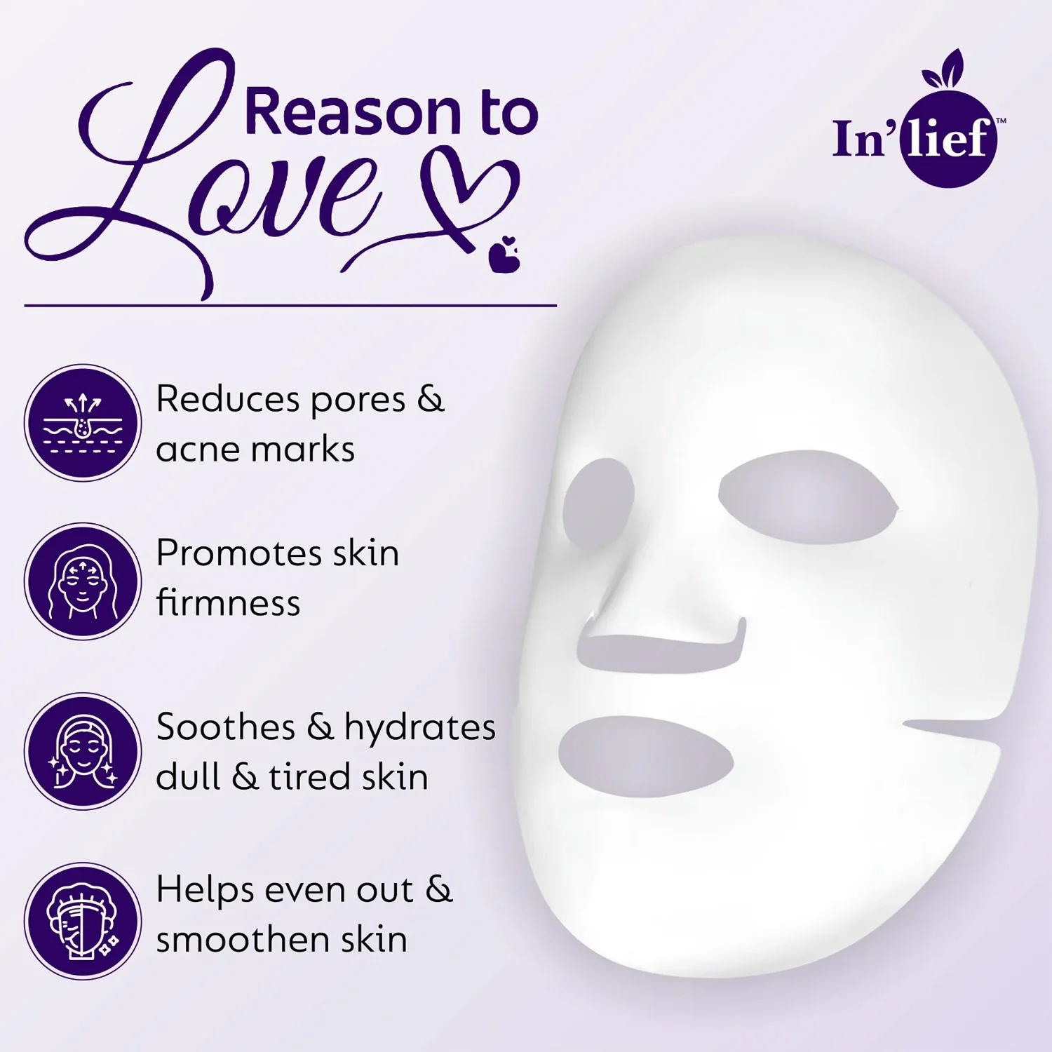 In’lief Salicylic Acid 1% Clarifying & Pore-Refining Facial Sheet Mask (1 Pc) - Image 6