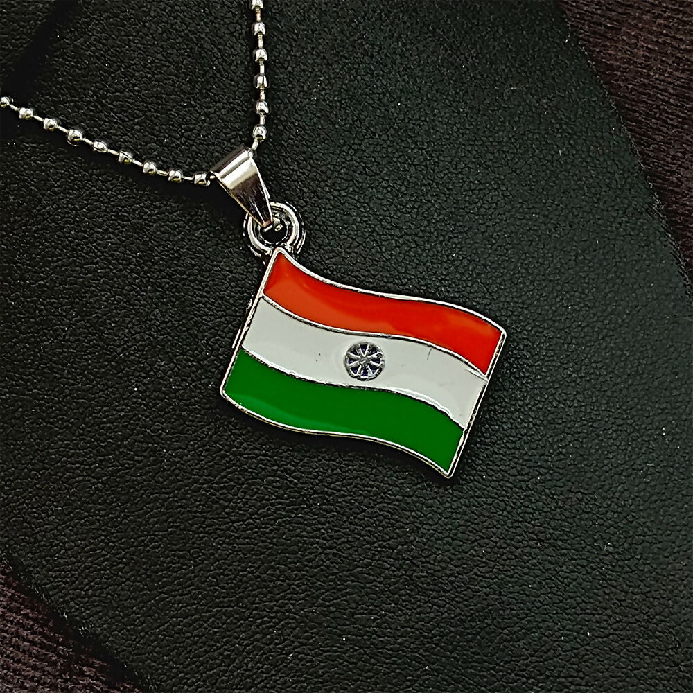 India Flag Chain Pendant For Men - Image 3