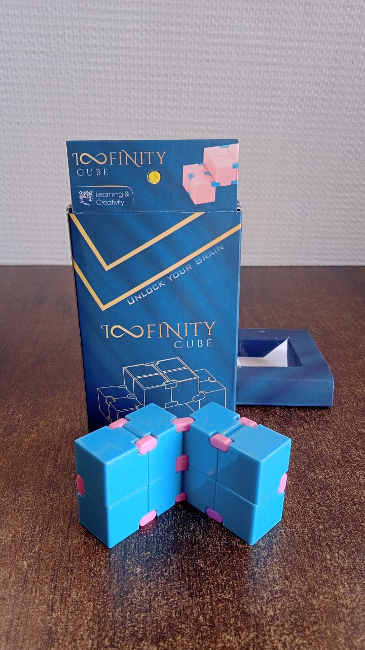 Infinity Cube Fidget Toy Stress Relief Hand Puzzle for Kids & Adults 1 Pc - Image 9
