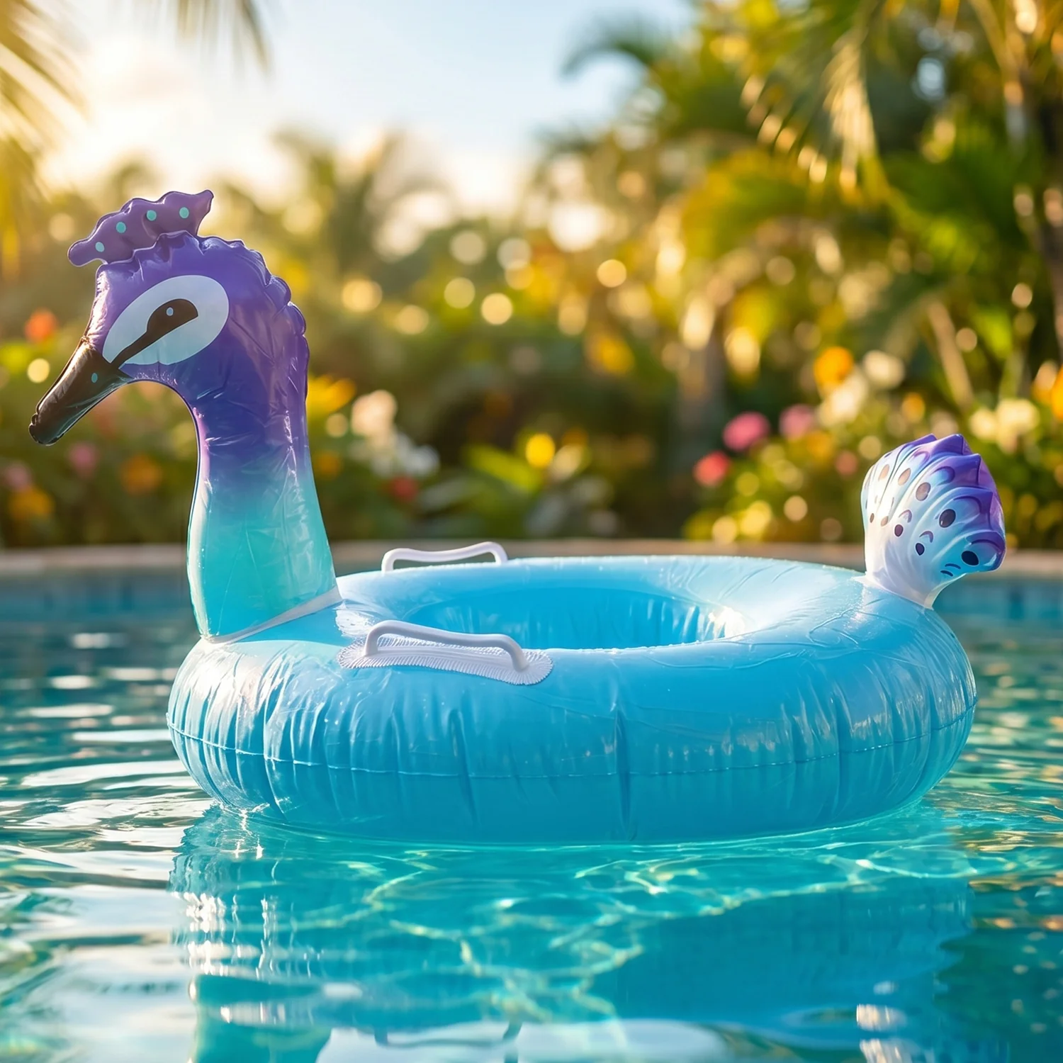 Inflatable Kids Swim Ring Comfortable Floating Safety Swimming Tube (1 Pc) - Image 6