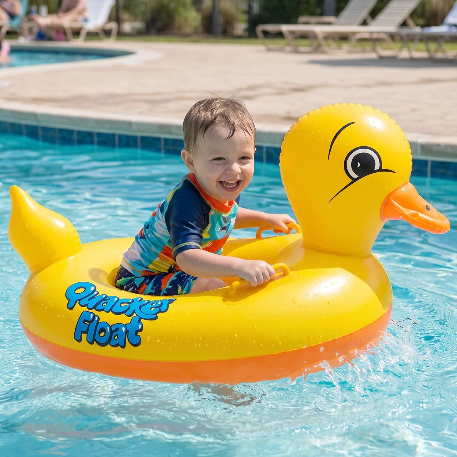 Inflatable Kids Swimming Ring Cartoon Animal Shape Swim Tube (1 Pc, Mix Design) - Image 3