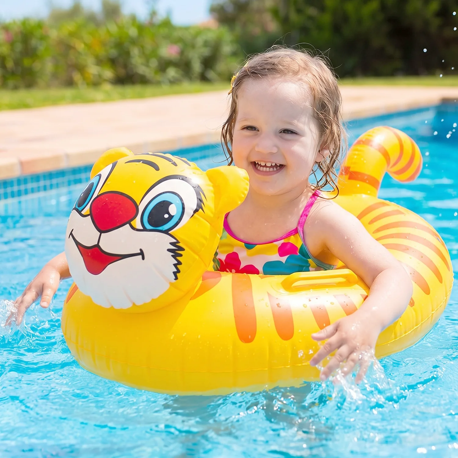 Inflatable Kids Swimming Ring Cartoon Animal Shape Swim Tube (1 Pc, Mix Design) - Image 5