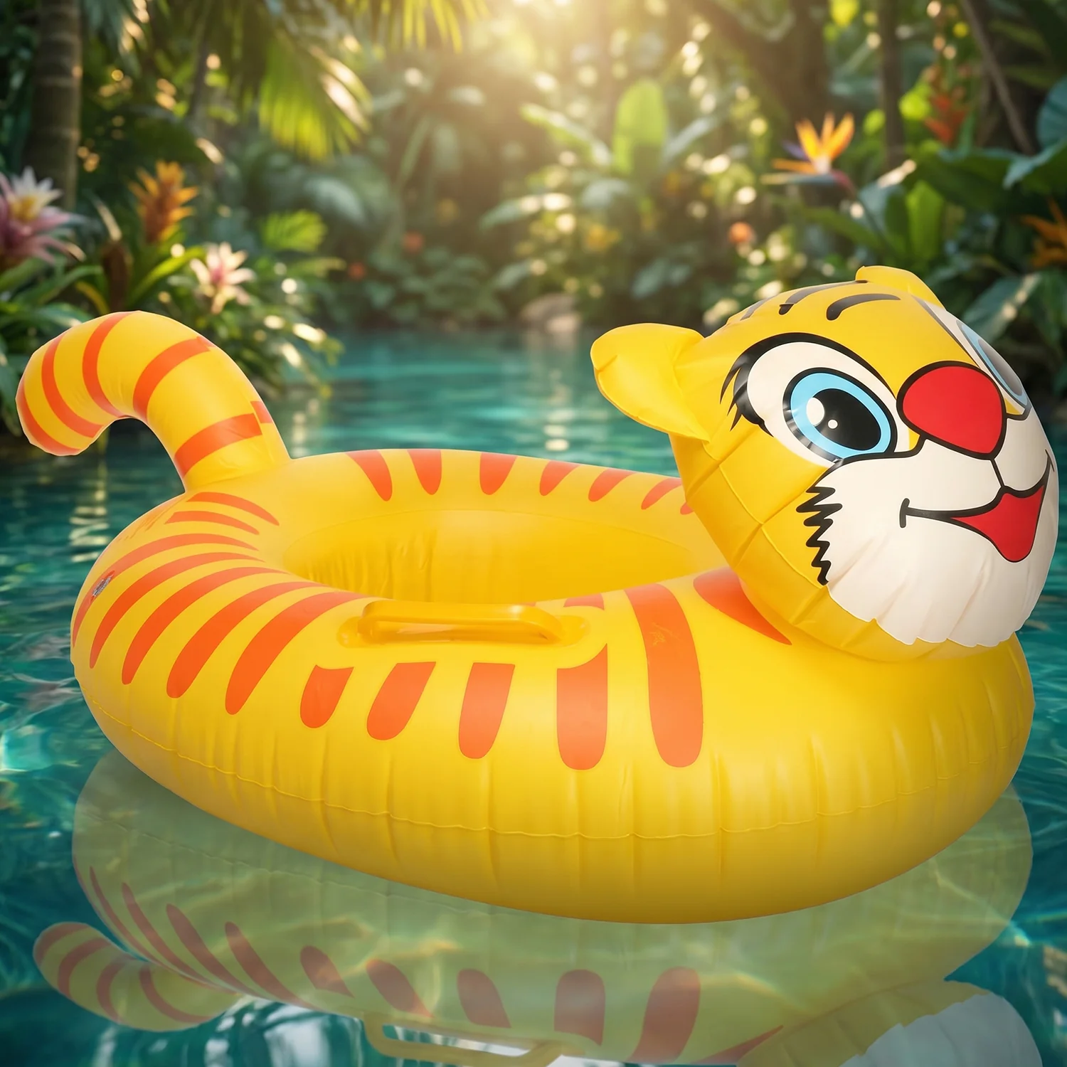 Inflatable Kids Swimming Ring Cartoon Animal Shape Swim Tube (1 Pc, Mix Design) - Image 9