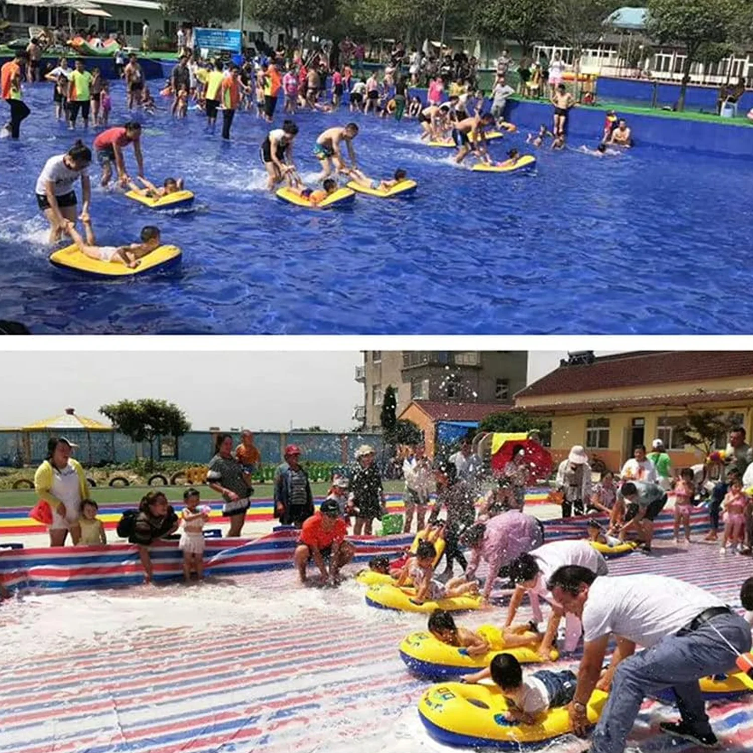 Inflatable Surfboard for Kids, Inflatable Bodyboard for Children with Handles - Image 4