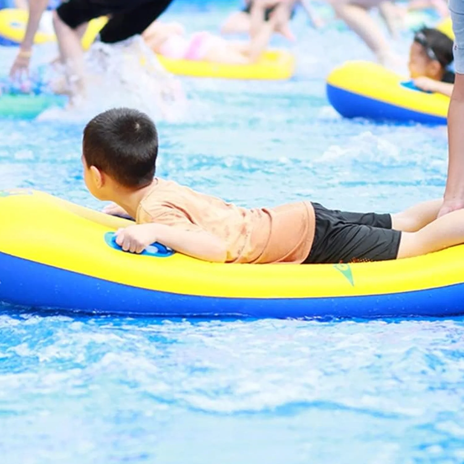 Inflatable Surfboard for Kids, Inflatable Bodyboard for Children with Handles - Image 7
