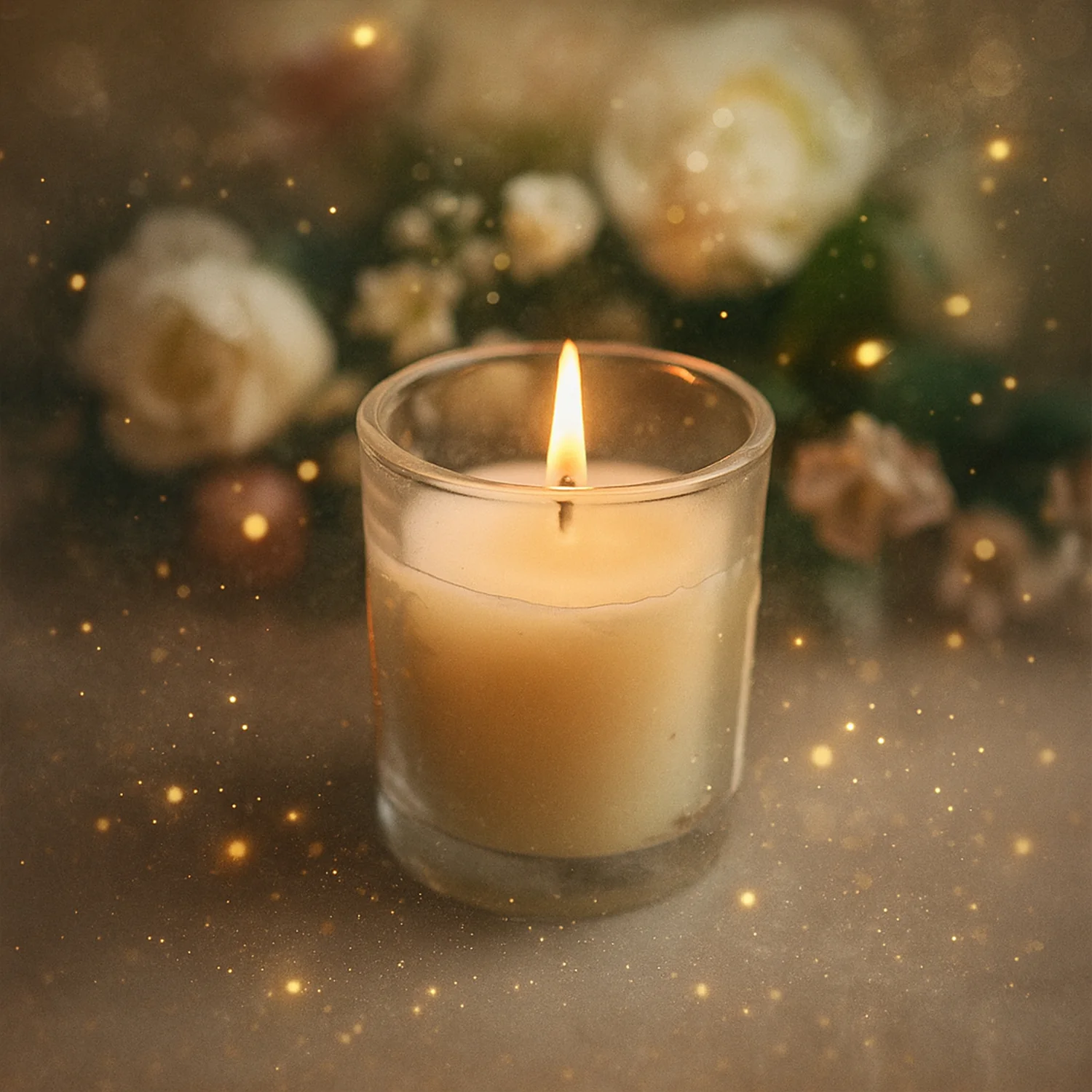 In'lief Scented Votive Jar Candle in Glass / Sweet Dreams Soy Blend Candle (50 Gm) - Image 3