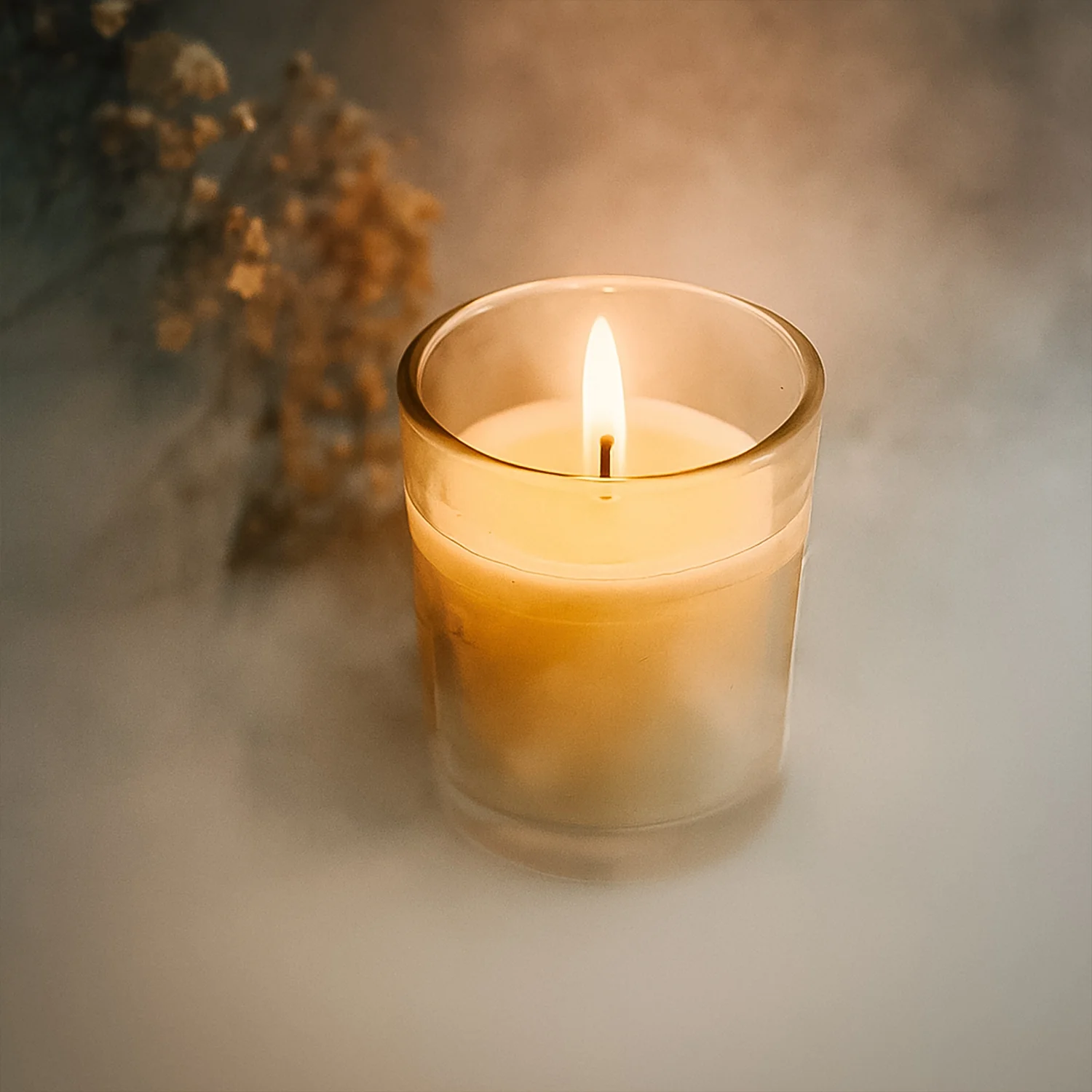 In'lief Scented Votive Jar Candle in Glass / Sweet Dreams Soy Blend Candle (50 Gm) - Image 7