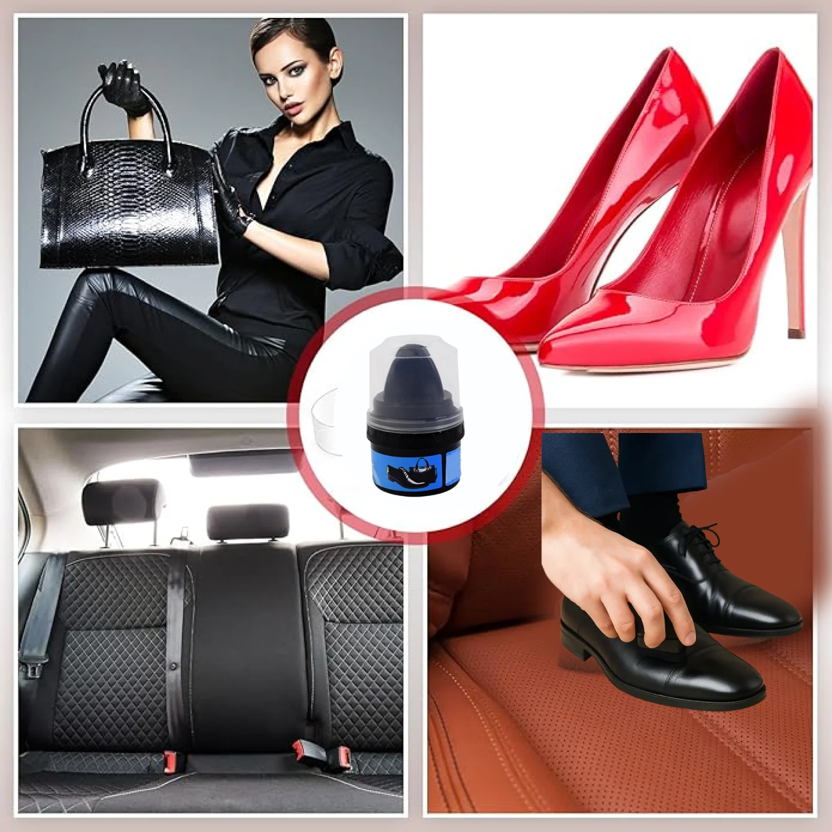 Instant Shoe Shine Sponge with Liquid Polish (1 Pc) - Image 4