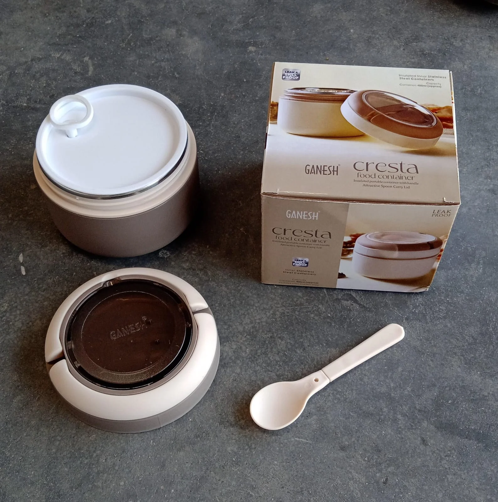 Cresta Food Insulated Airtight Leak-Proof Lunch Box with Spoon - Image 7
