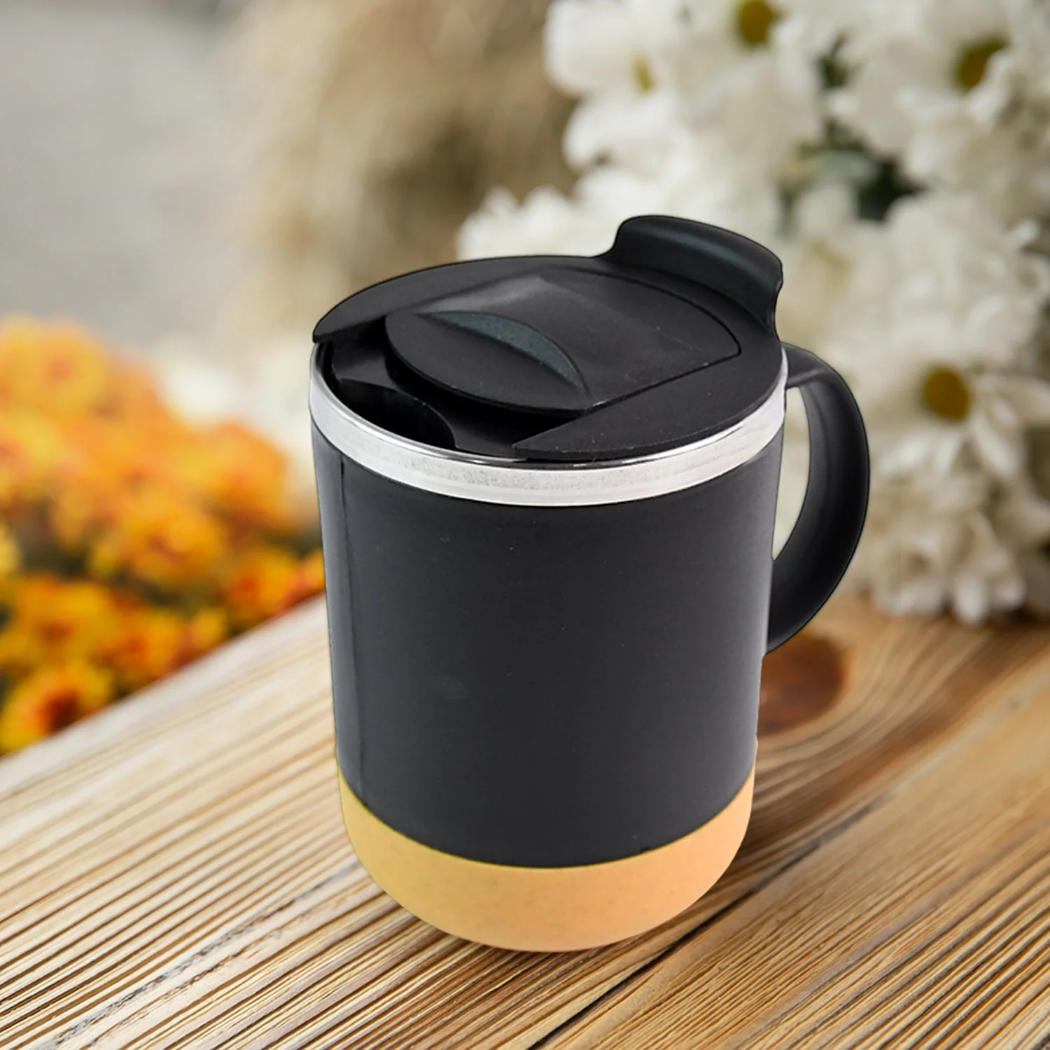 Customize Insulated Coffee Mug with Spill-Proof Lid (Approx 350ML & 1 Pc) - Image 3