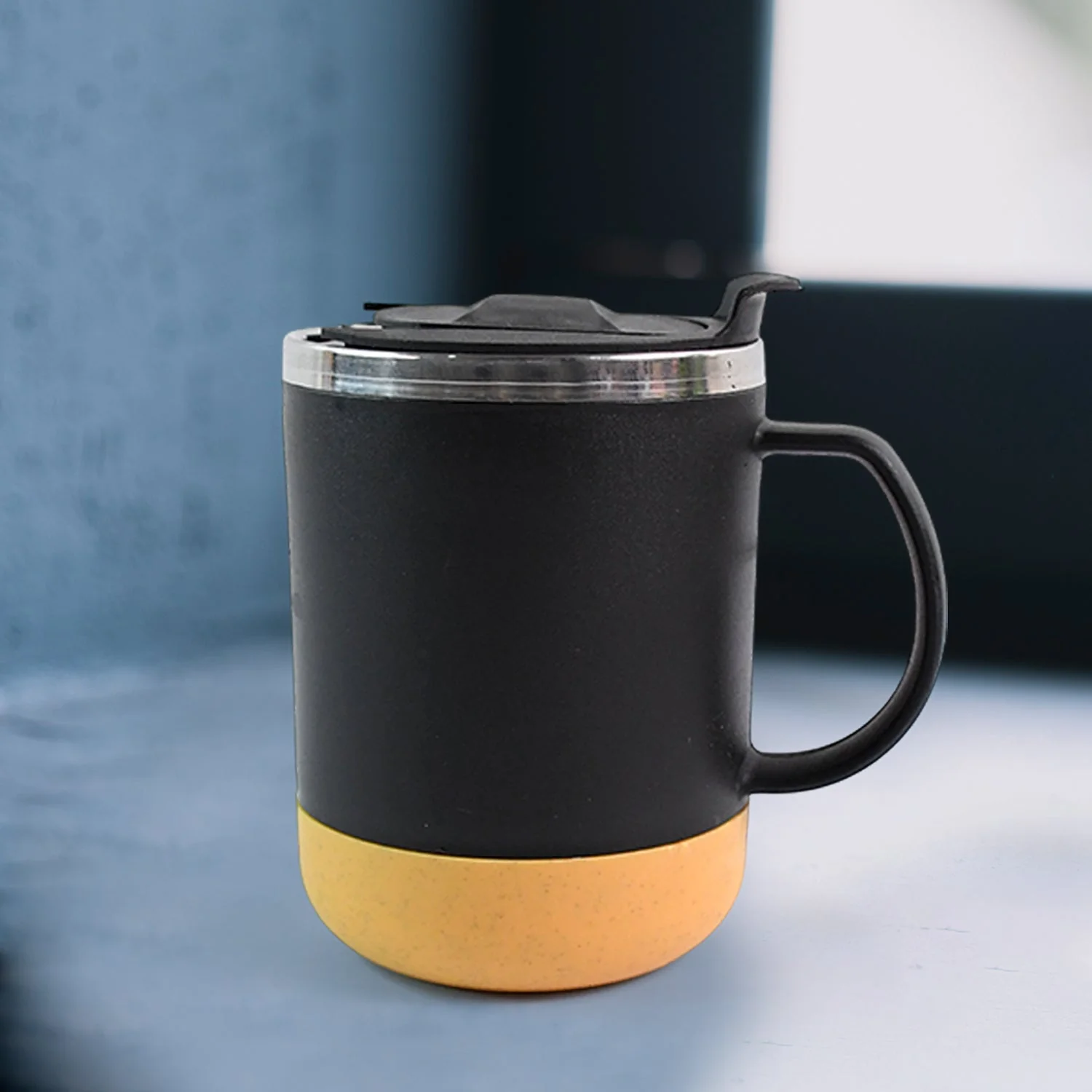 Customize Insulated Coffee Mug with Spill-Proof Lid (Approx 350ML & 1 Pc) - Image 4